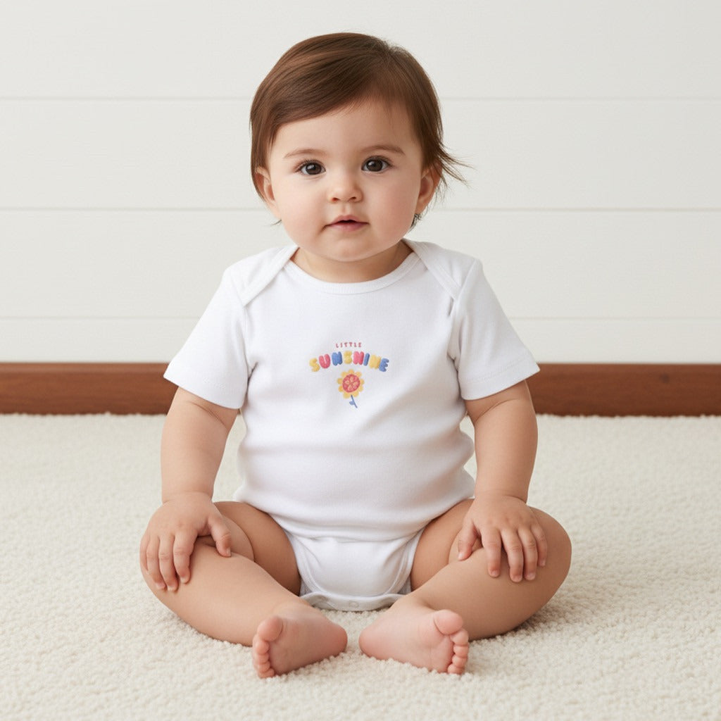Pack of 5 - Printed Cotton Bodysuit