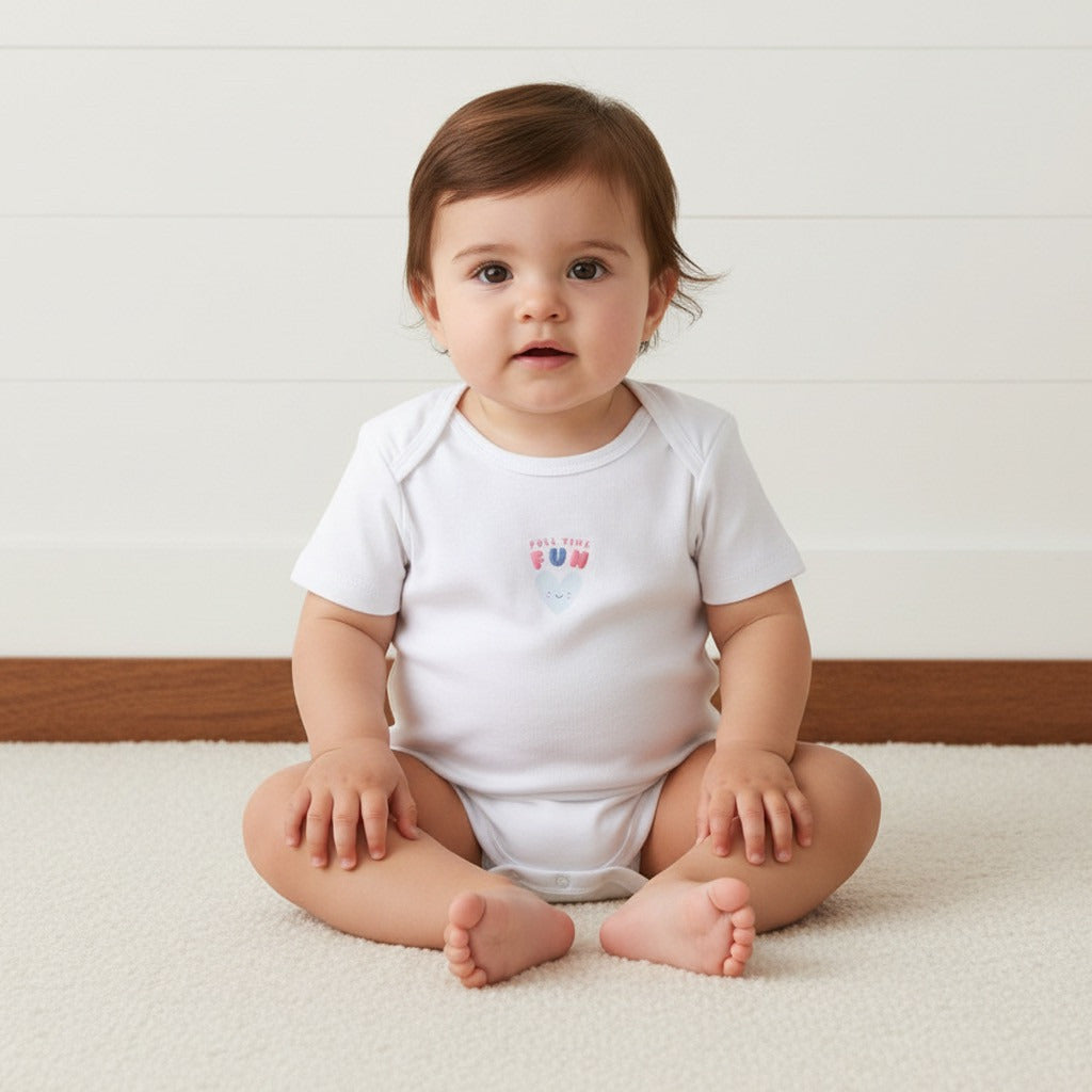 Pack of 5 - Printed Cotton Bodysuit