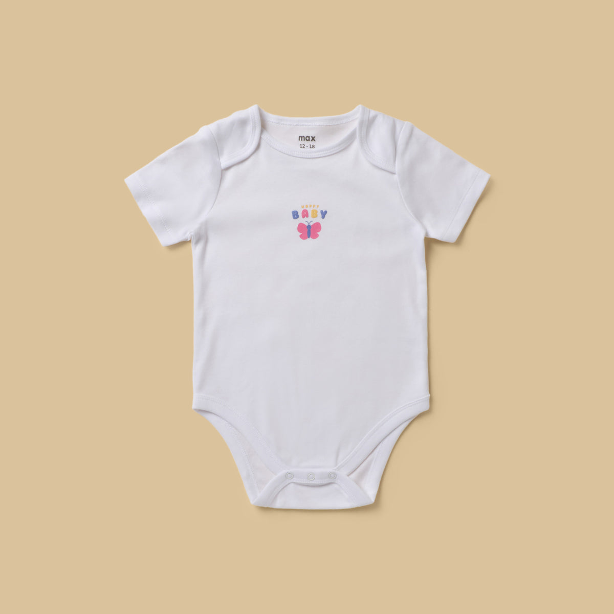 Pack of 5 - Printed Cotton Bodysuit