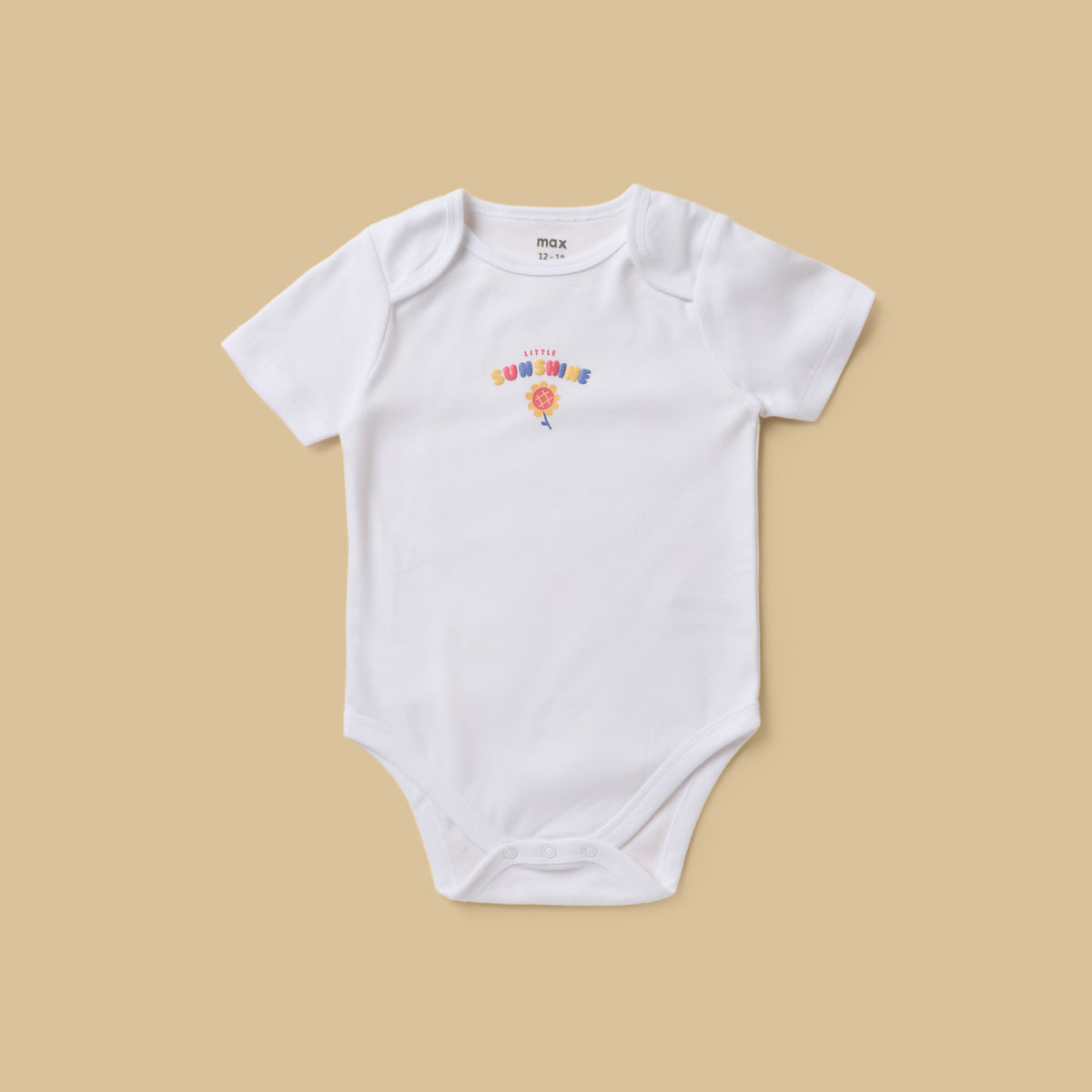 Pack of 5 - Printed Cotton Bodysuit