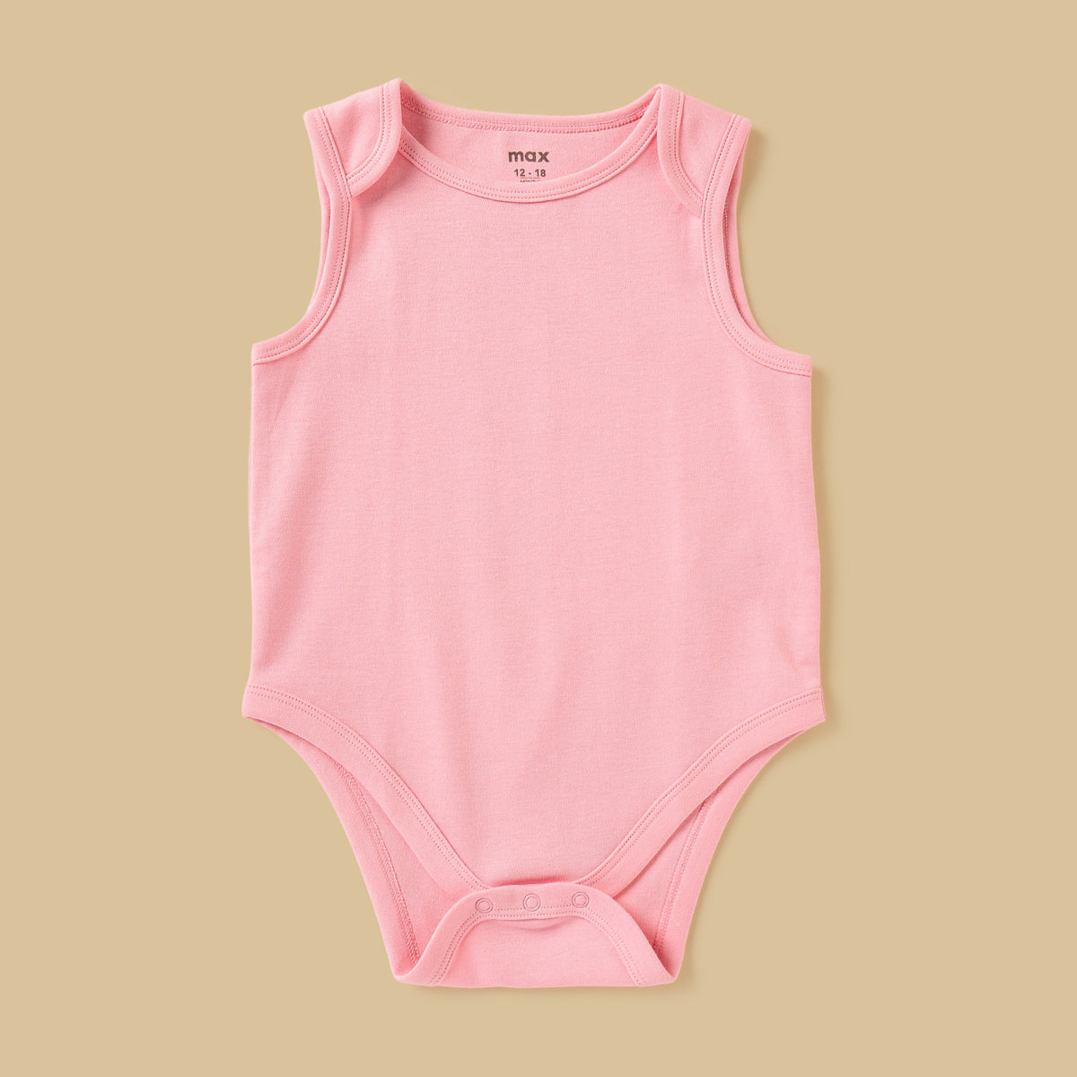 Pack of 5 - Assorted Cotton Sleeveless Bodysuit