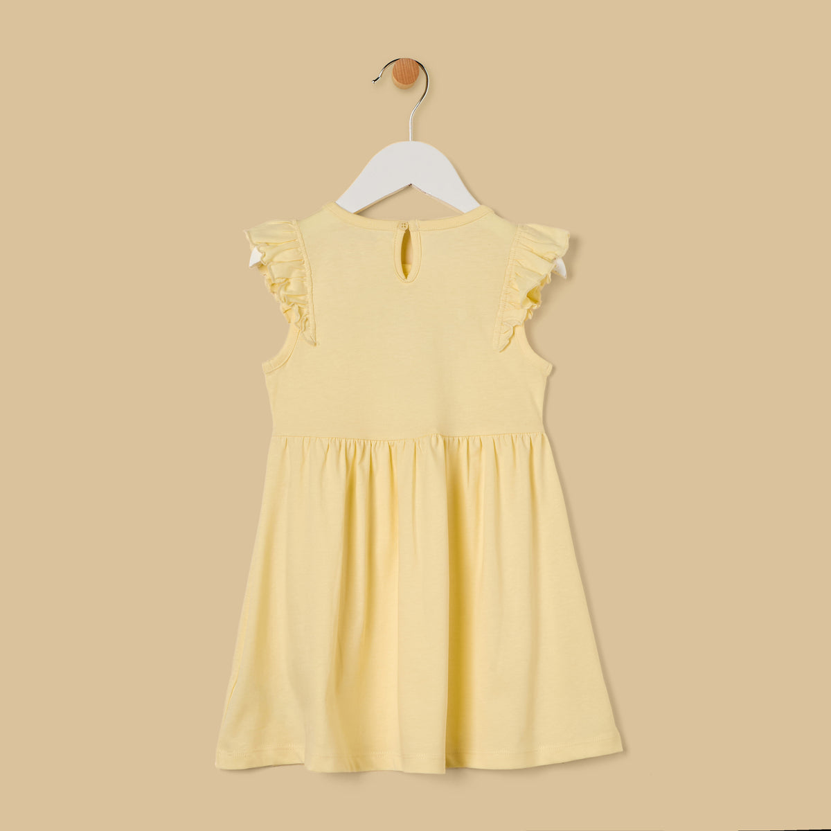Bear Print Cotton Sleeveless Dress
