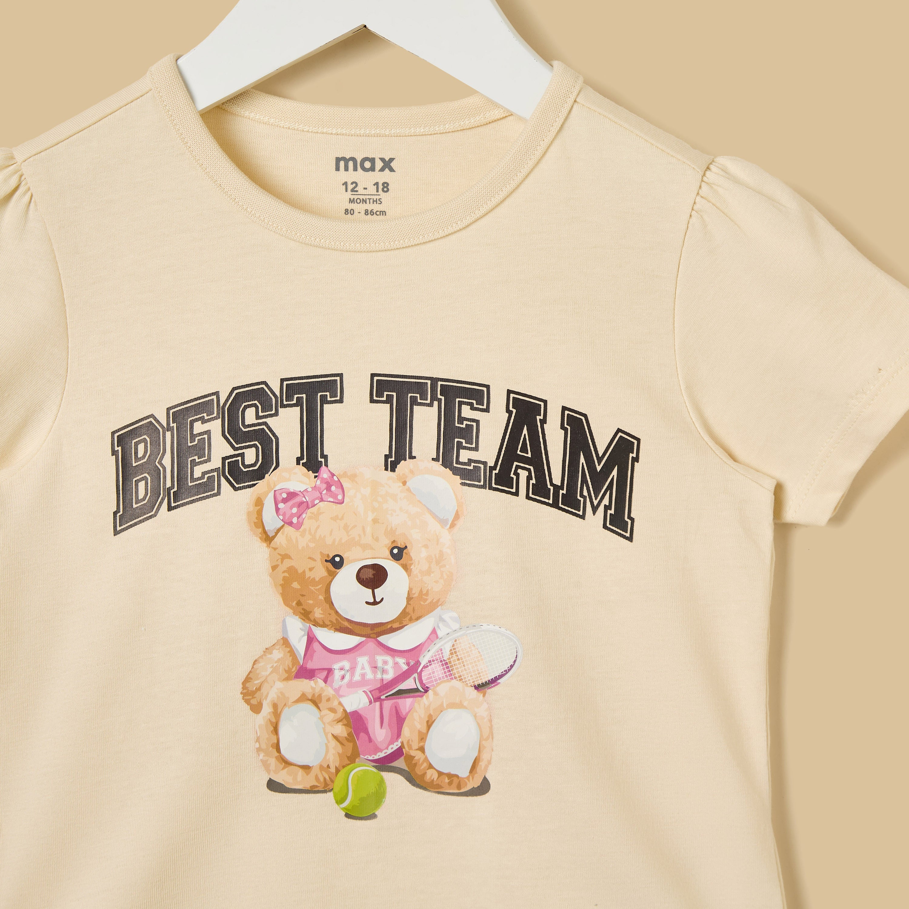 Teddy Bear Print T-shirt