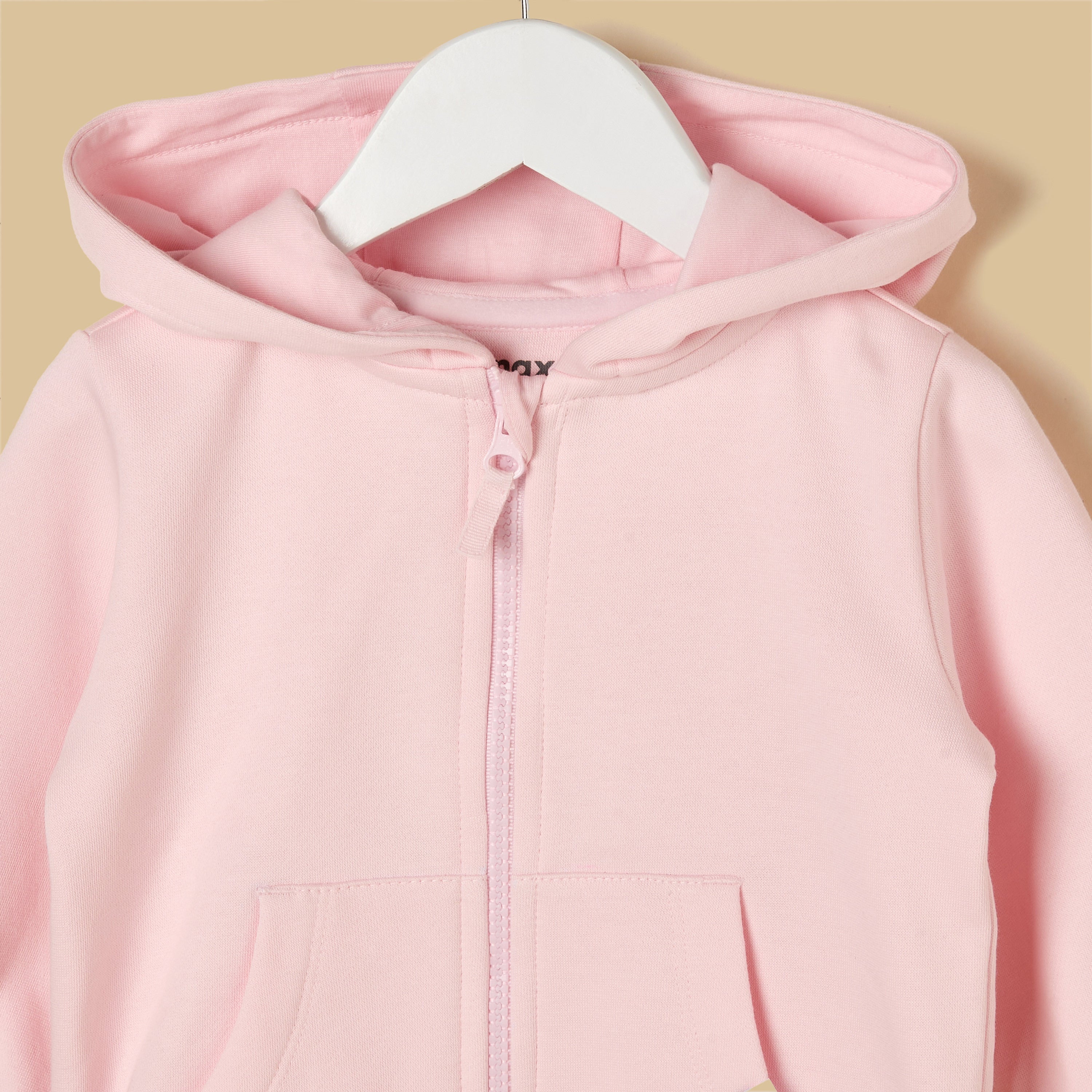 Zip Through Hooded Sweatshirt