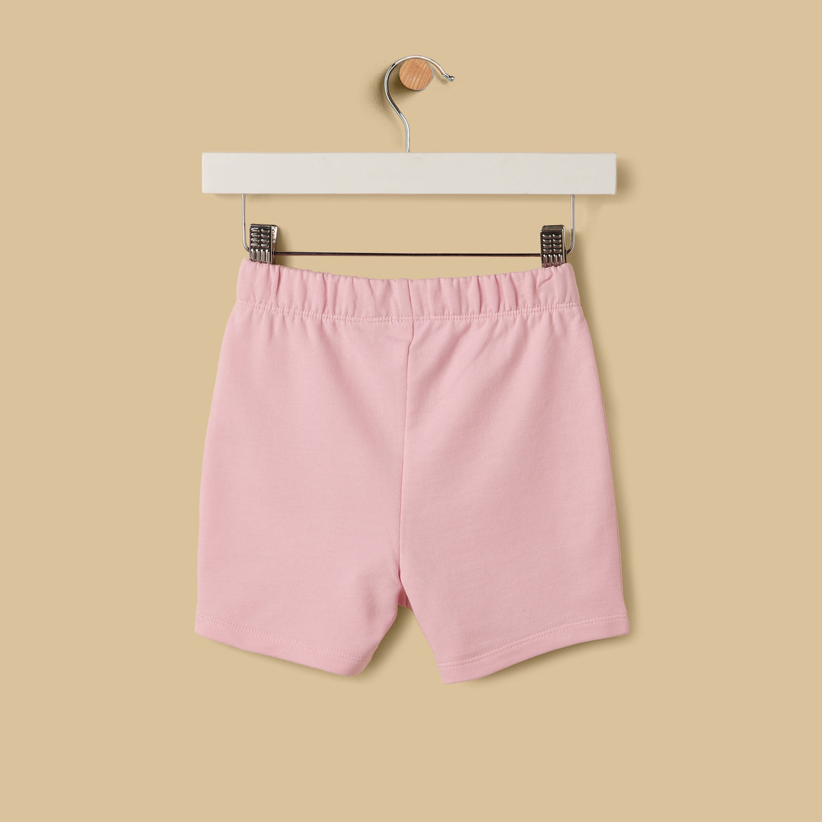 Slogan Print Cotton Top and Shorts Set