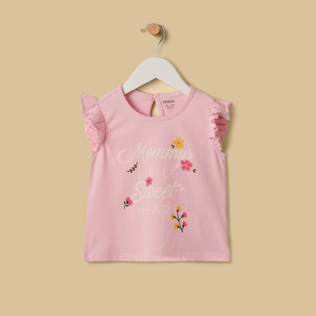 Slogan Print Cotton Top and Shorts Set