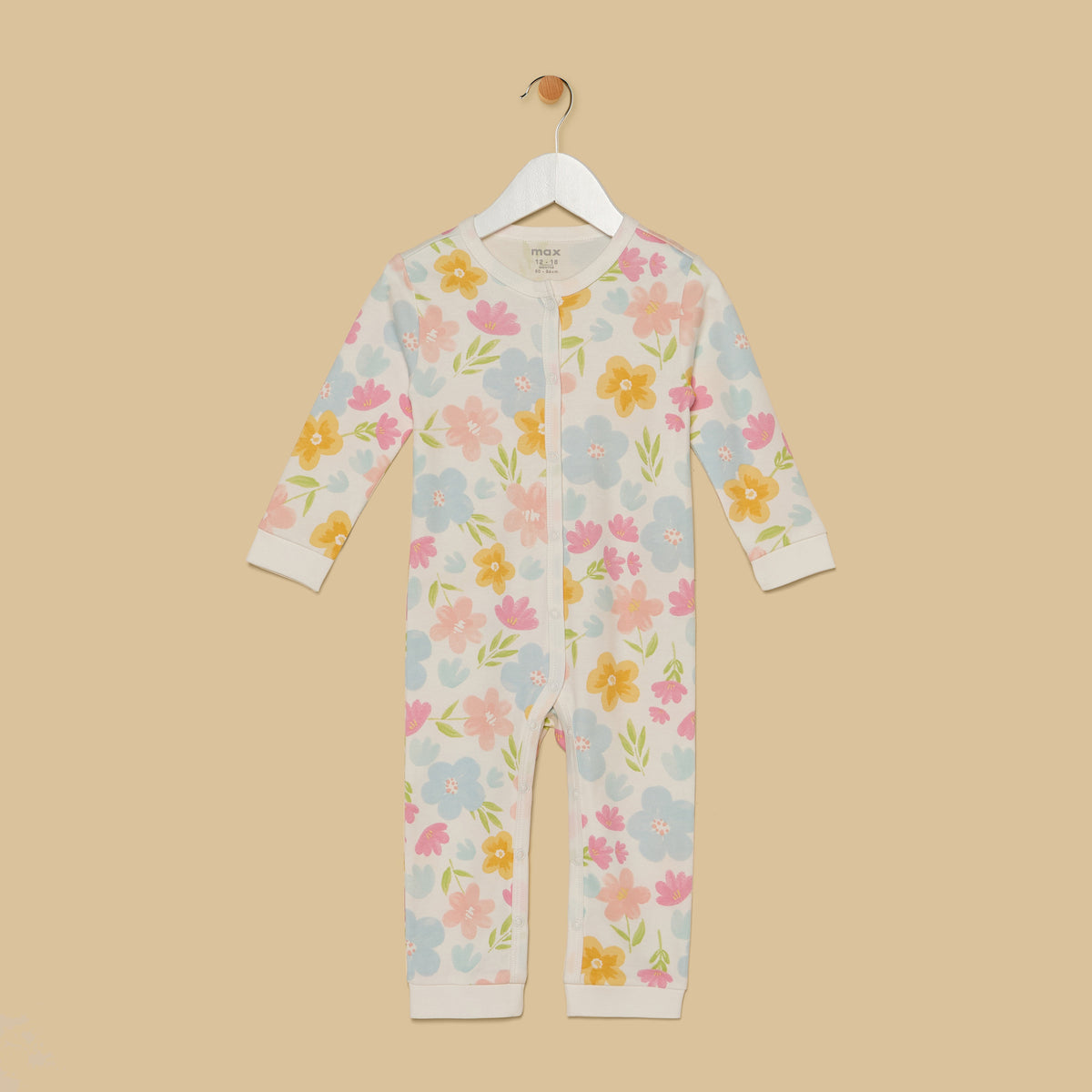 Pack of 2 - Floral Print Sleepsuit