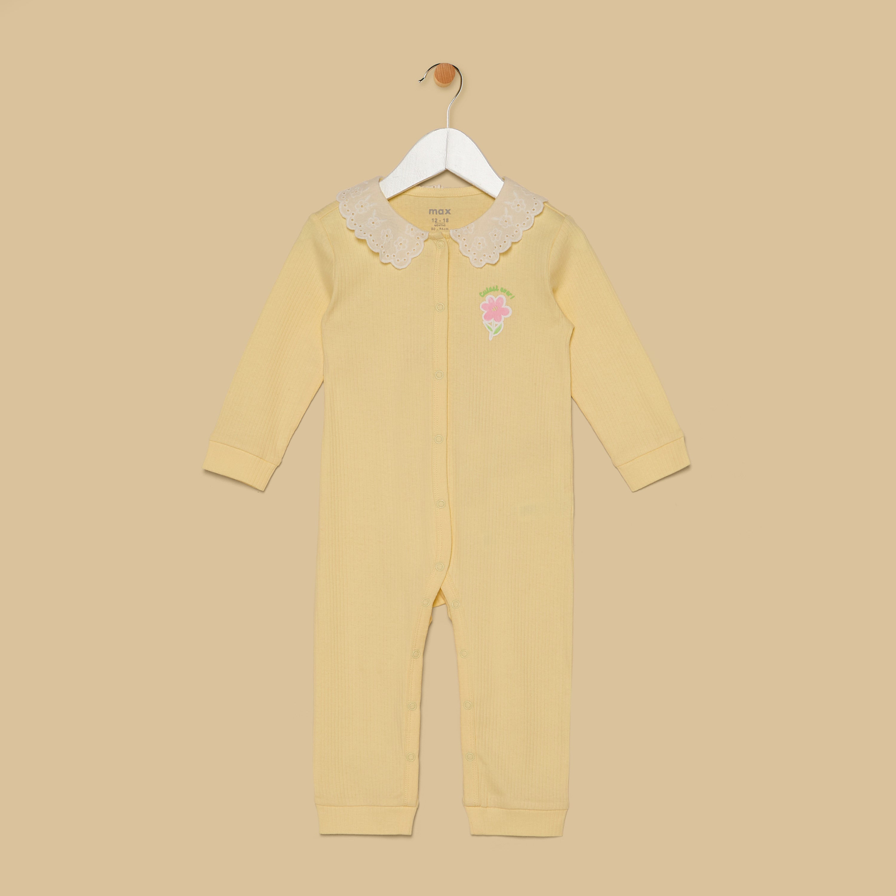 Pack of 2 - Floral Print Sleepsuit