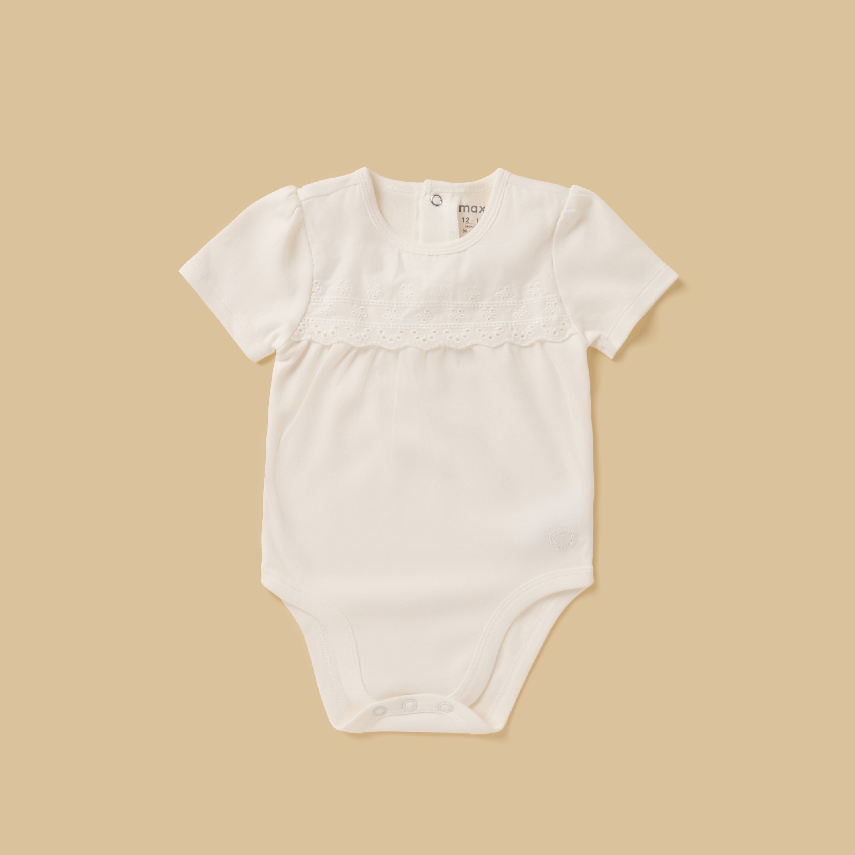 Pack of 3 - Heart Print Sleeveless Bodysuit
