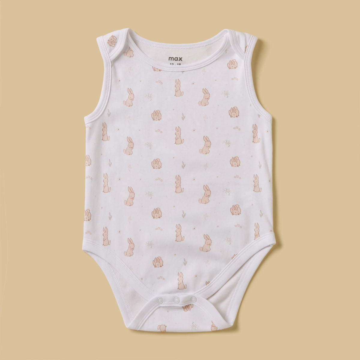 Pack of 3 - Assorted Sleeveless Bodysuit
