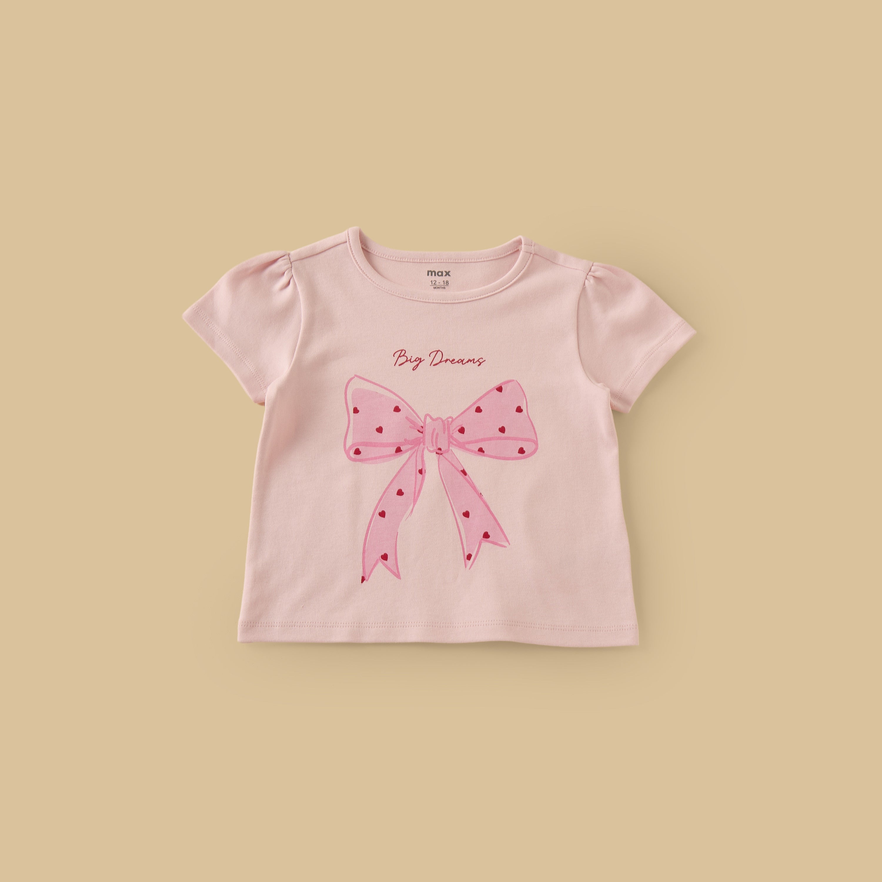 Pack of 2 - Bow Print Cotton Pyjama Set