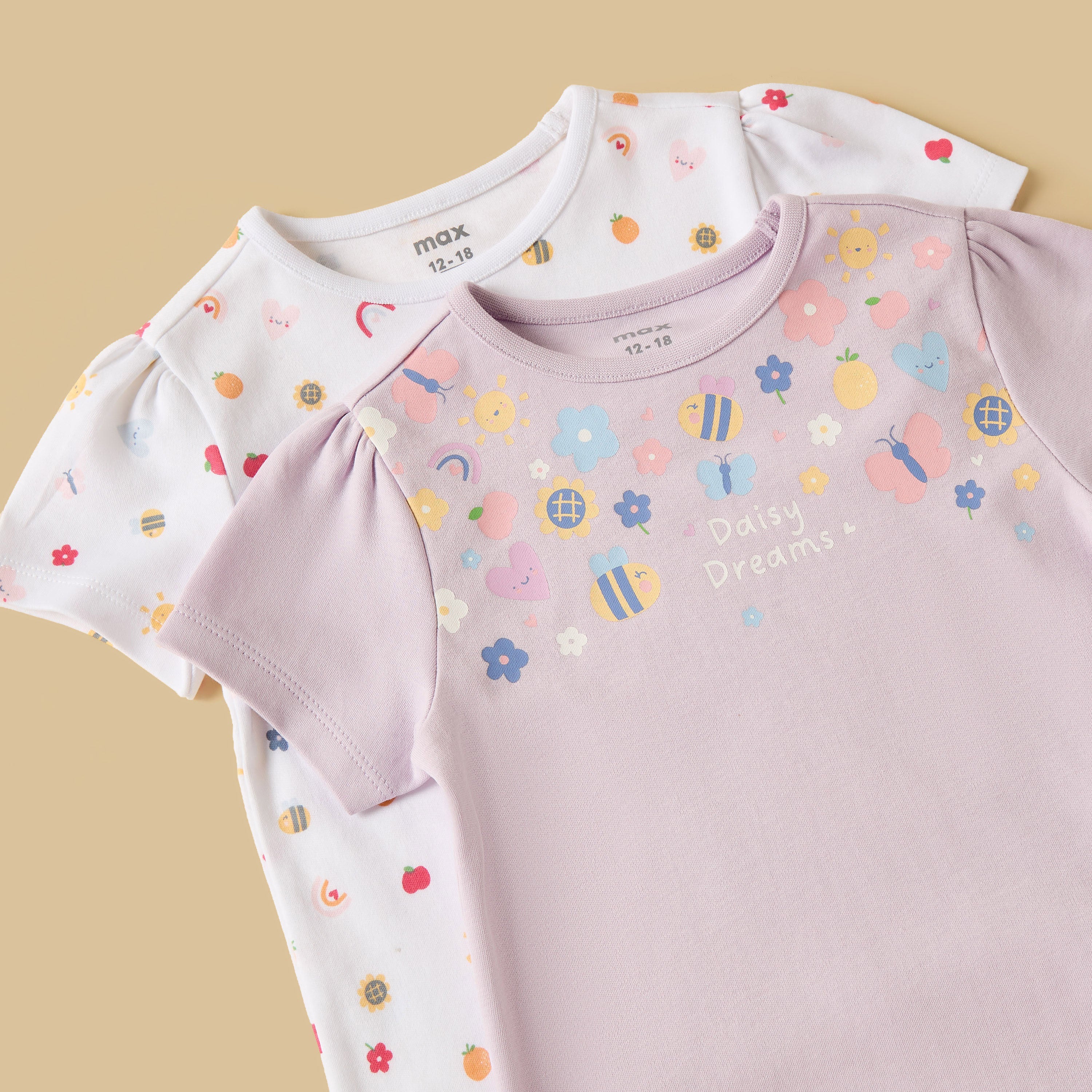 Pack of 2 - Printed Pyjama Set
