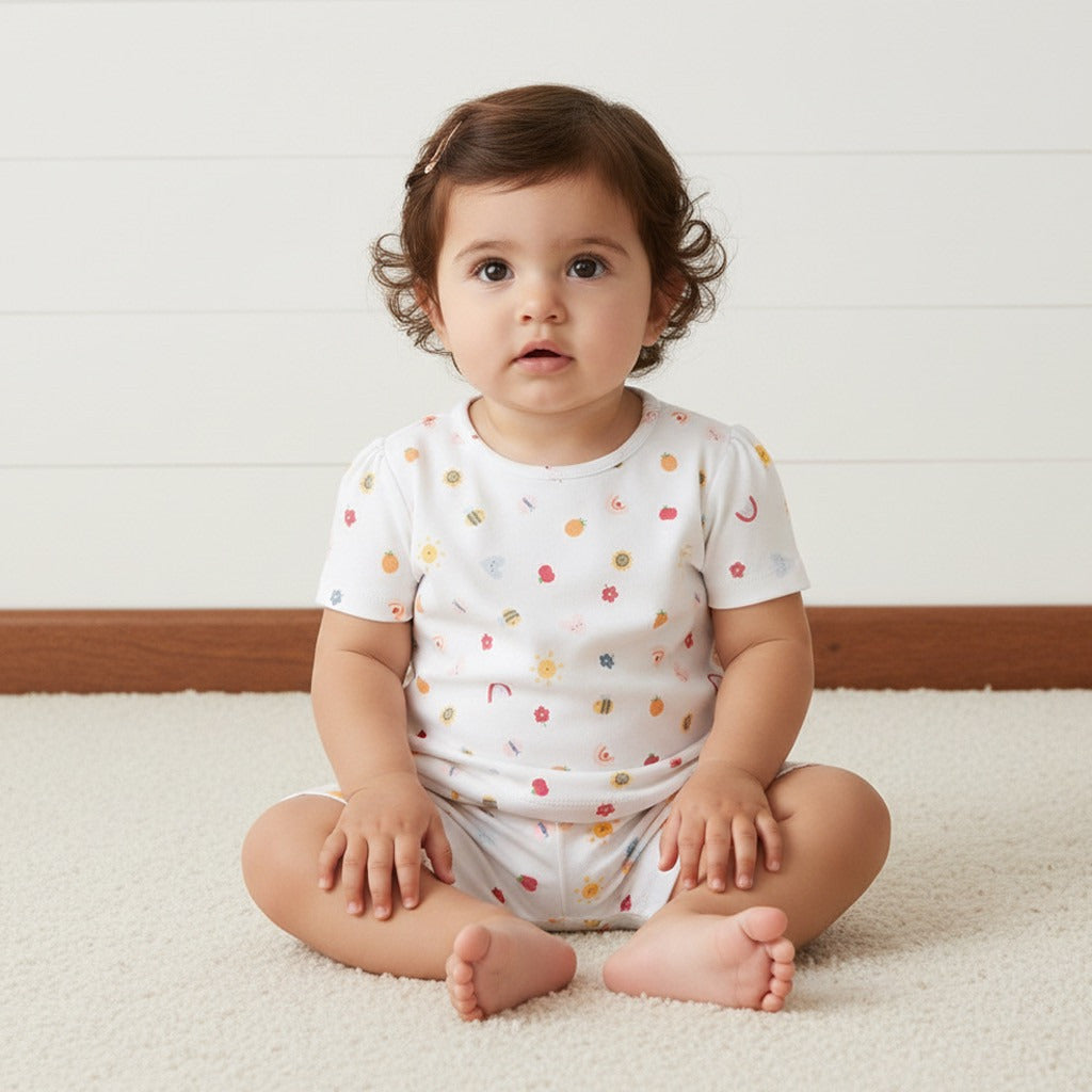 Pack of 2 - Printed Pyjama Set