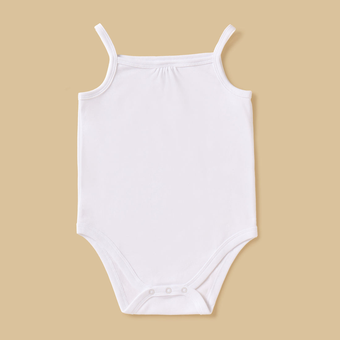 Pack of 5 - Strappy Bodysuit with Button Closure