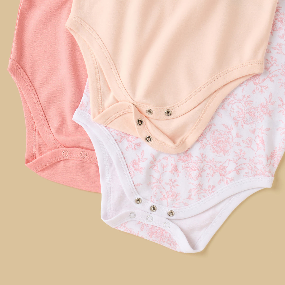 Pack of 5 - Assorted Cotton Bodysuit
