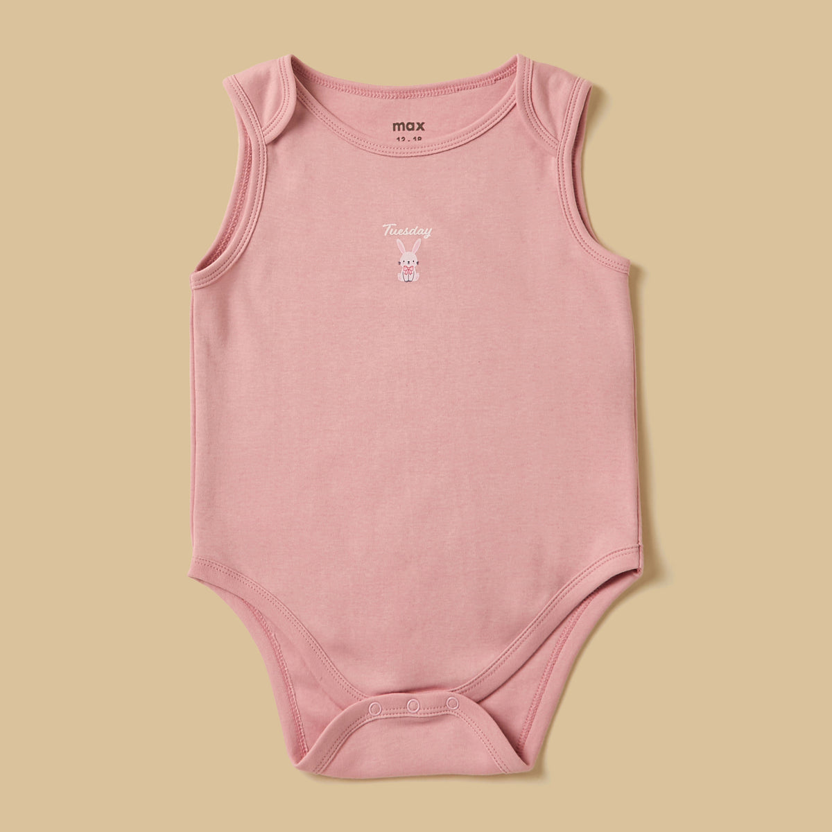 Pack of 7 - Days of the Week Print Cotton Bodysuit