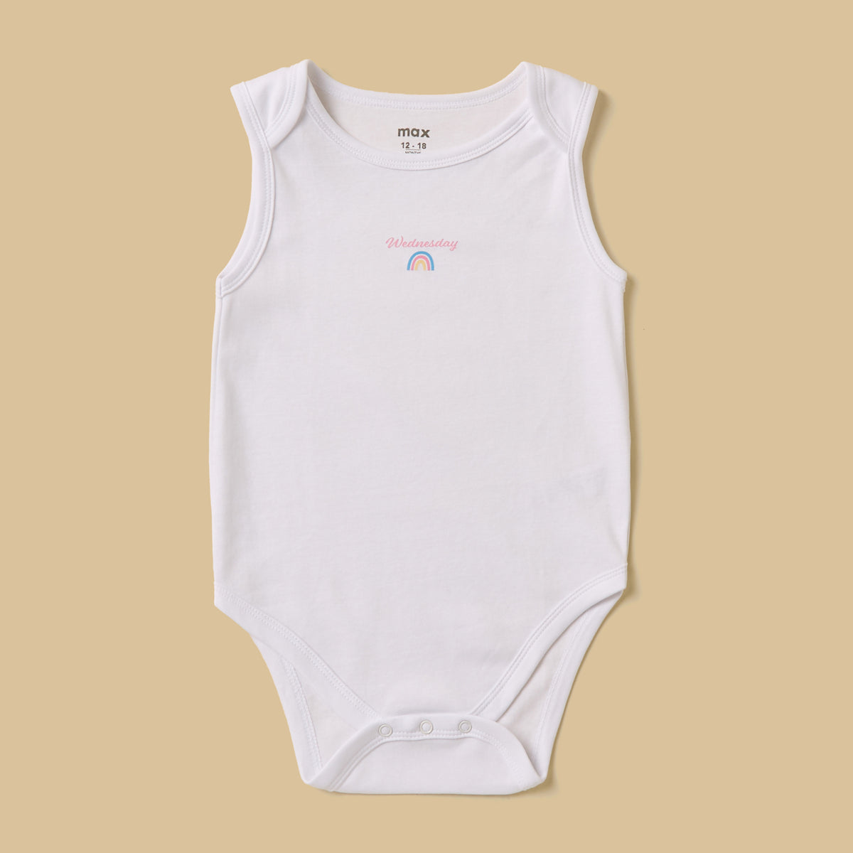 Pack of 7 - Days of the Week Print Cotton Bodysuit