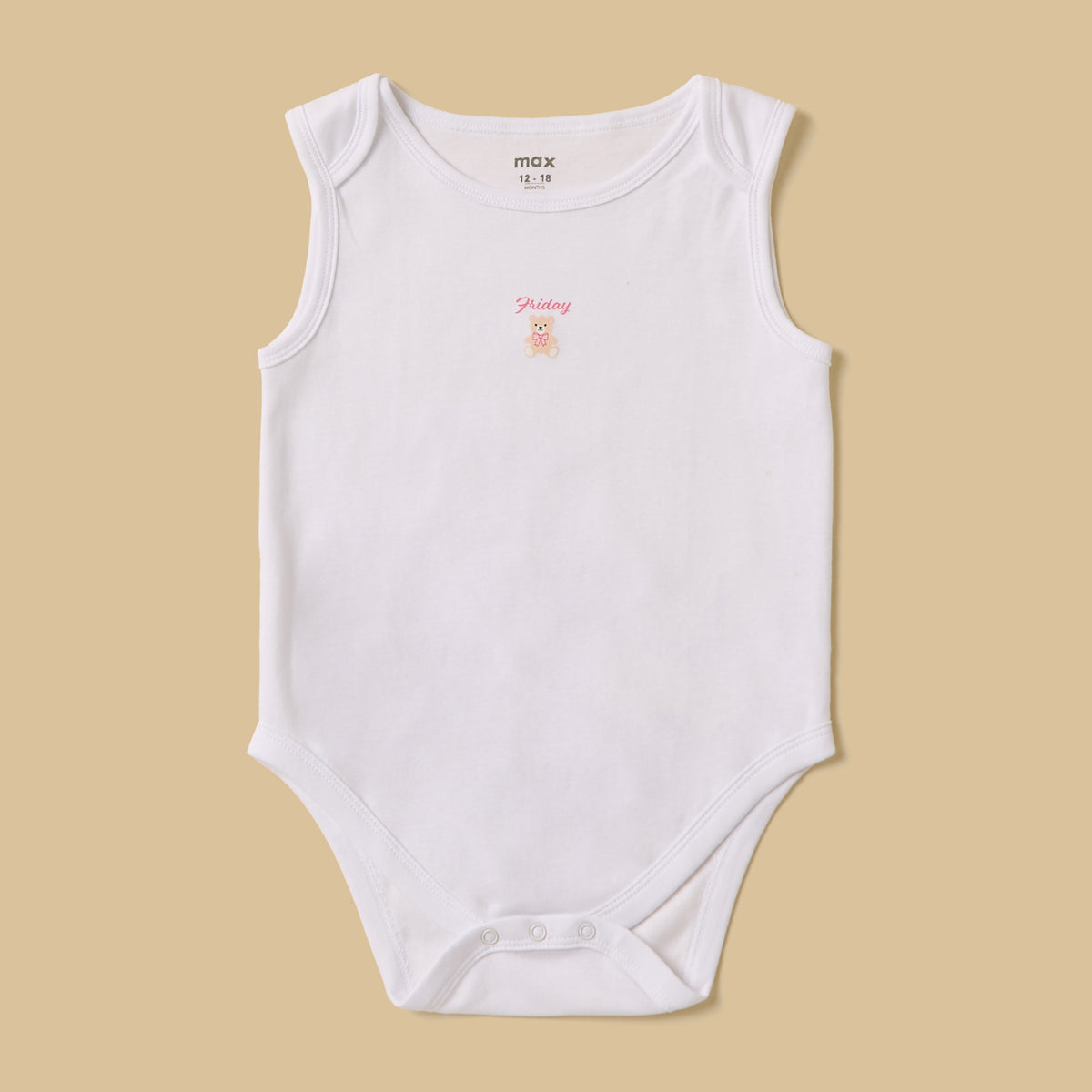 Pack of 7 - Days of the Week Print Cotton Bodysuit