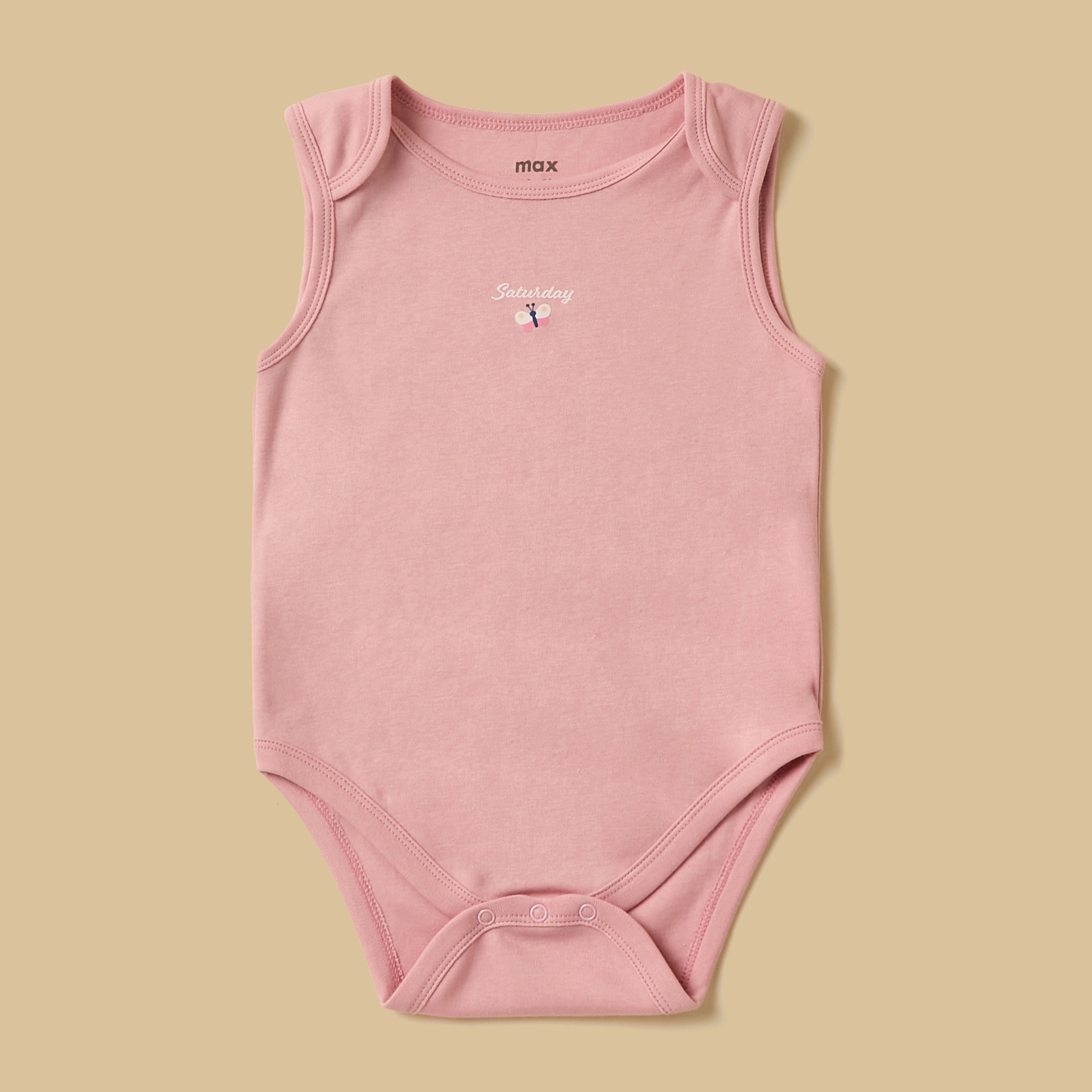Pack of 7 - Days of the Week Print Cotton Bodysuit