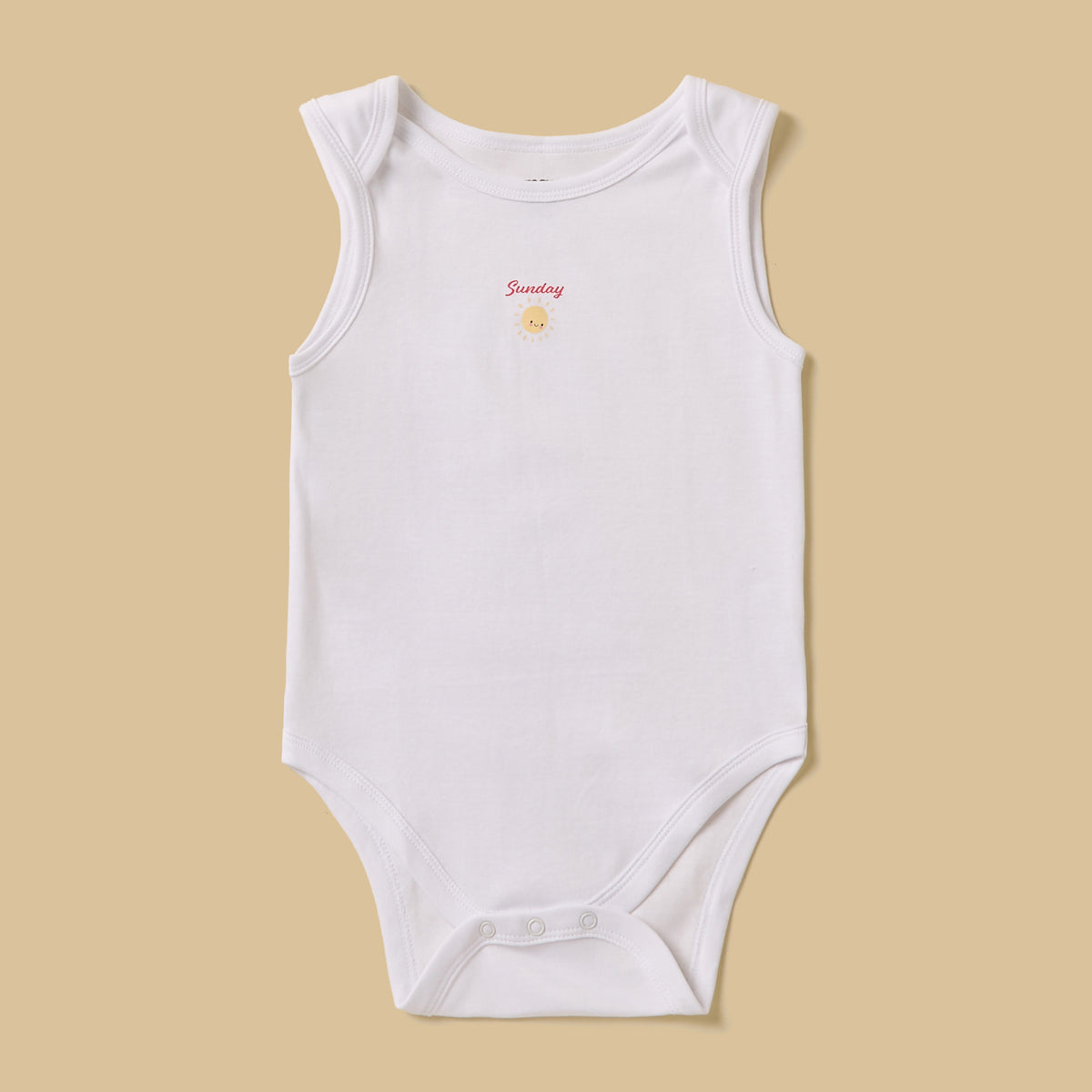 Pack of 7 - Days of the Week Print Cotton Bodysuit