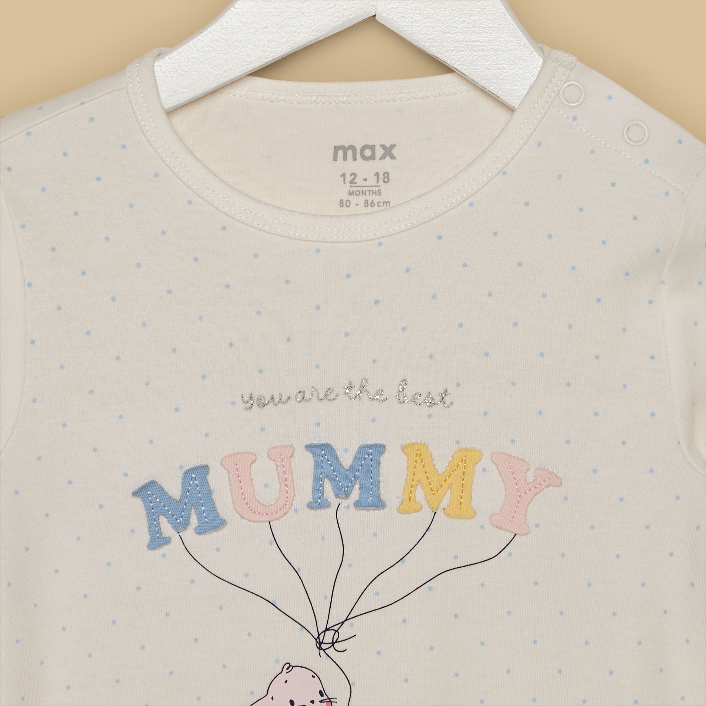 Slogan Print Sleepsuit