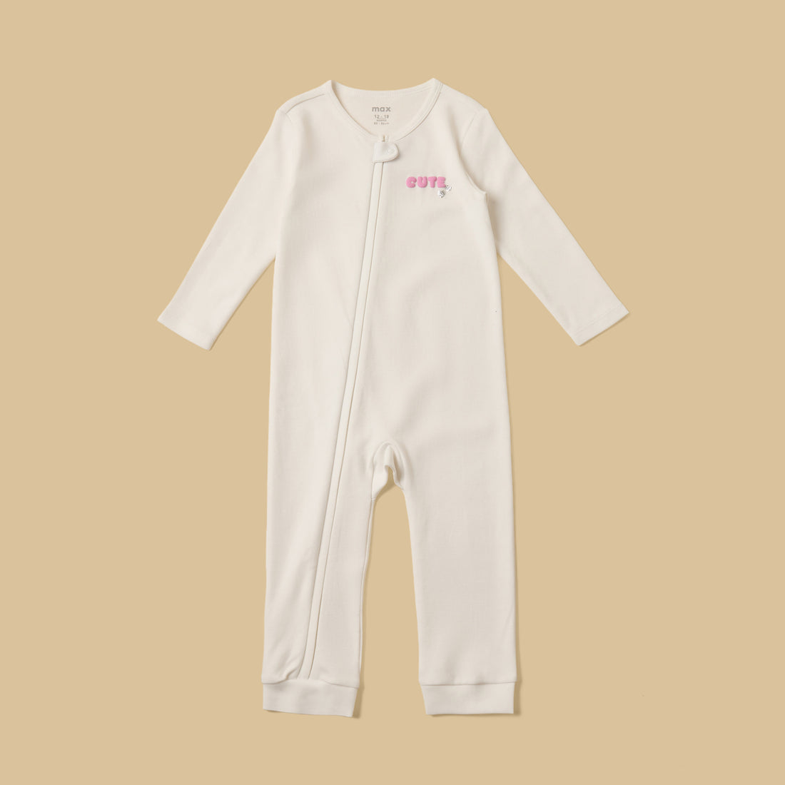Pack of 3 - Heart Print Sleepsuit