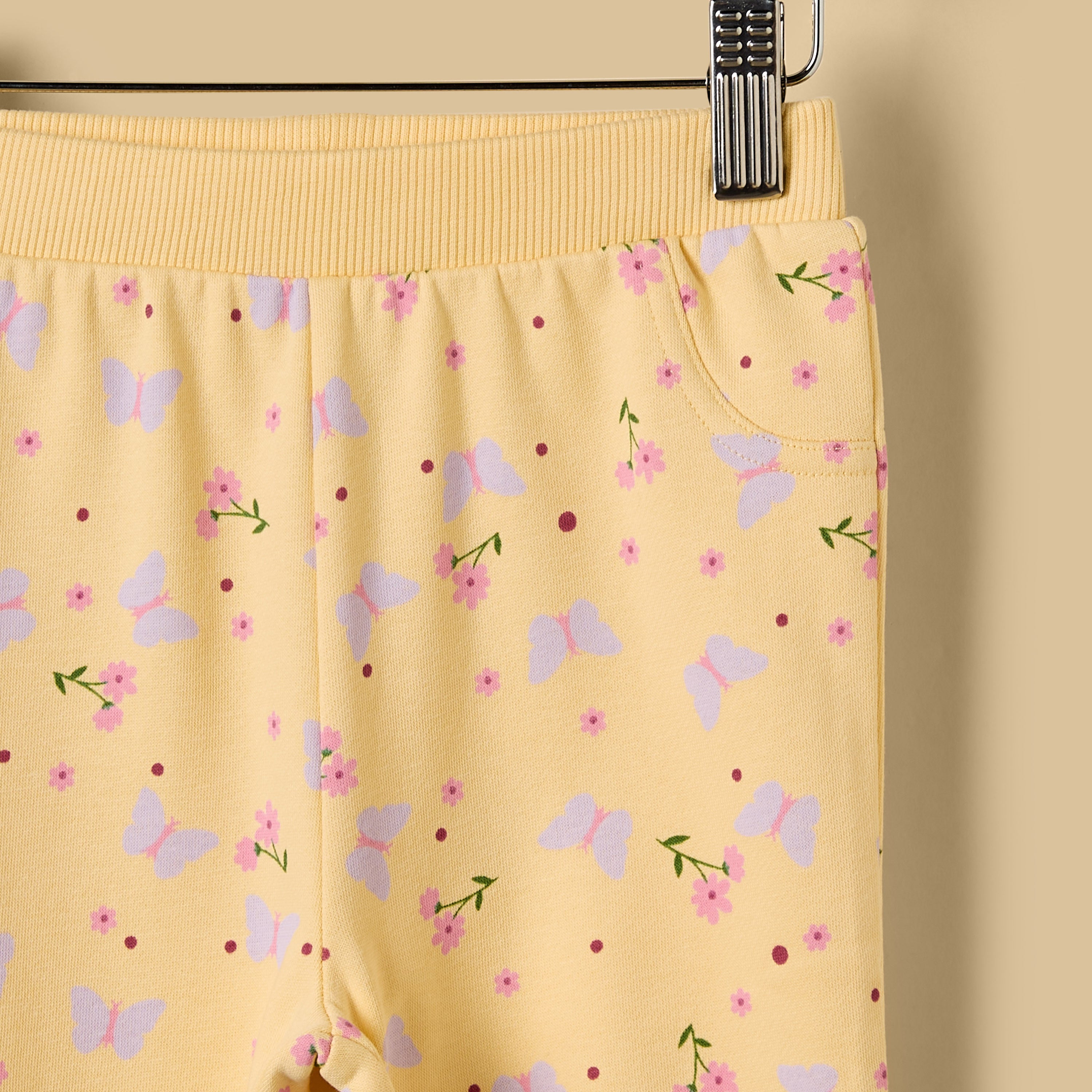 Pack of 2 - Butterfly Print Cotton Joggers