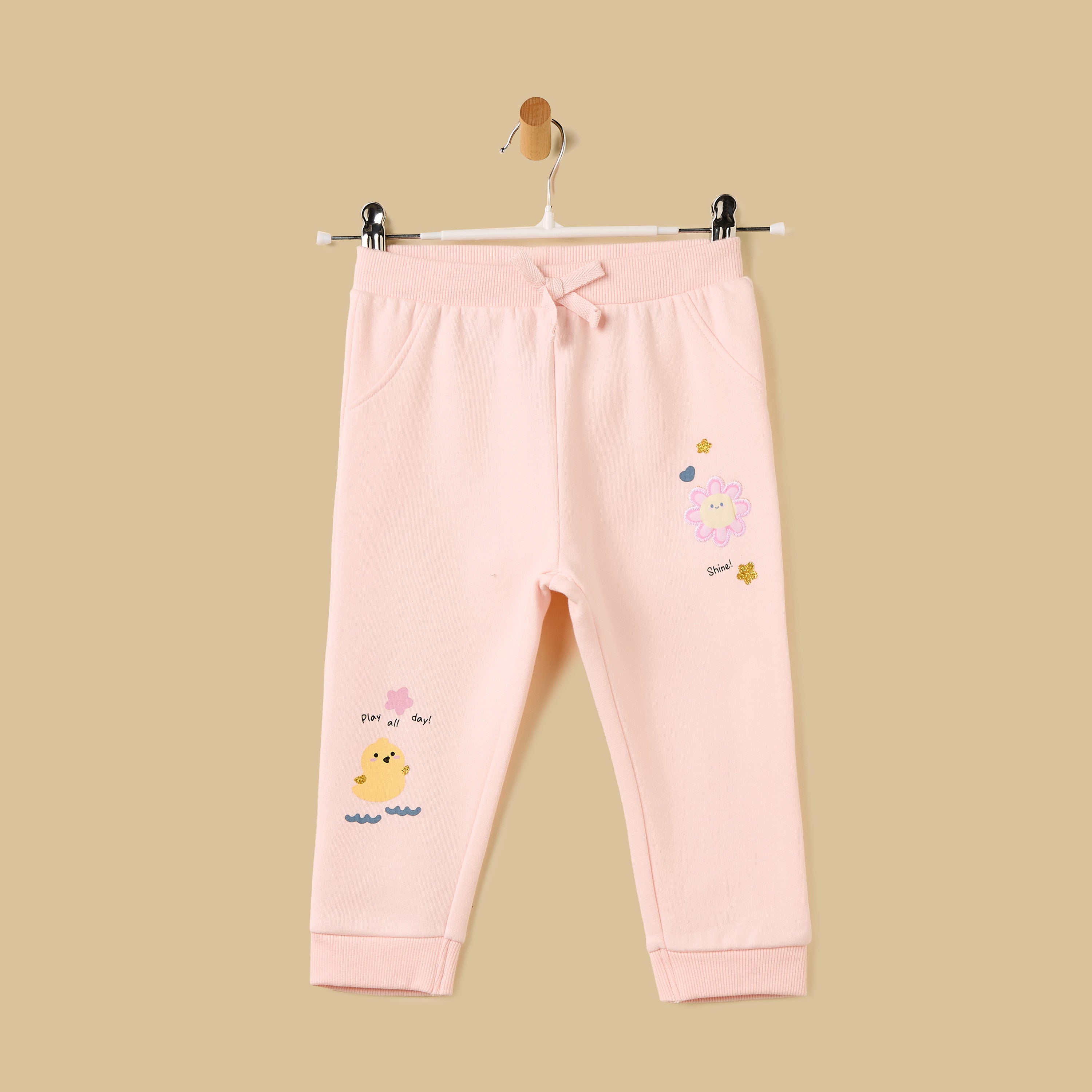 Printed Zip Through Hoodie and Joggers Set