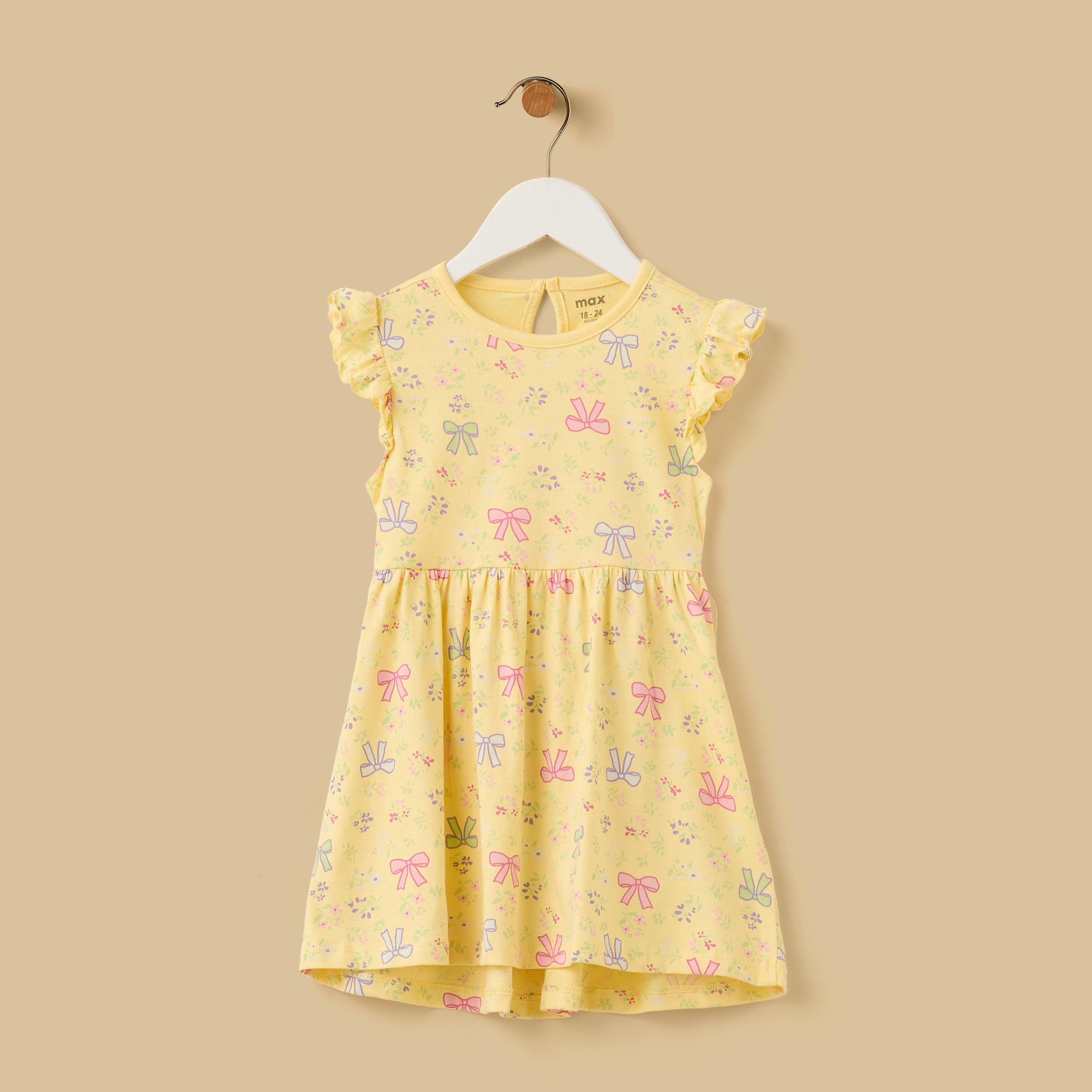 Pack of 2 - Bow Print Cotton Dress