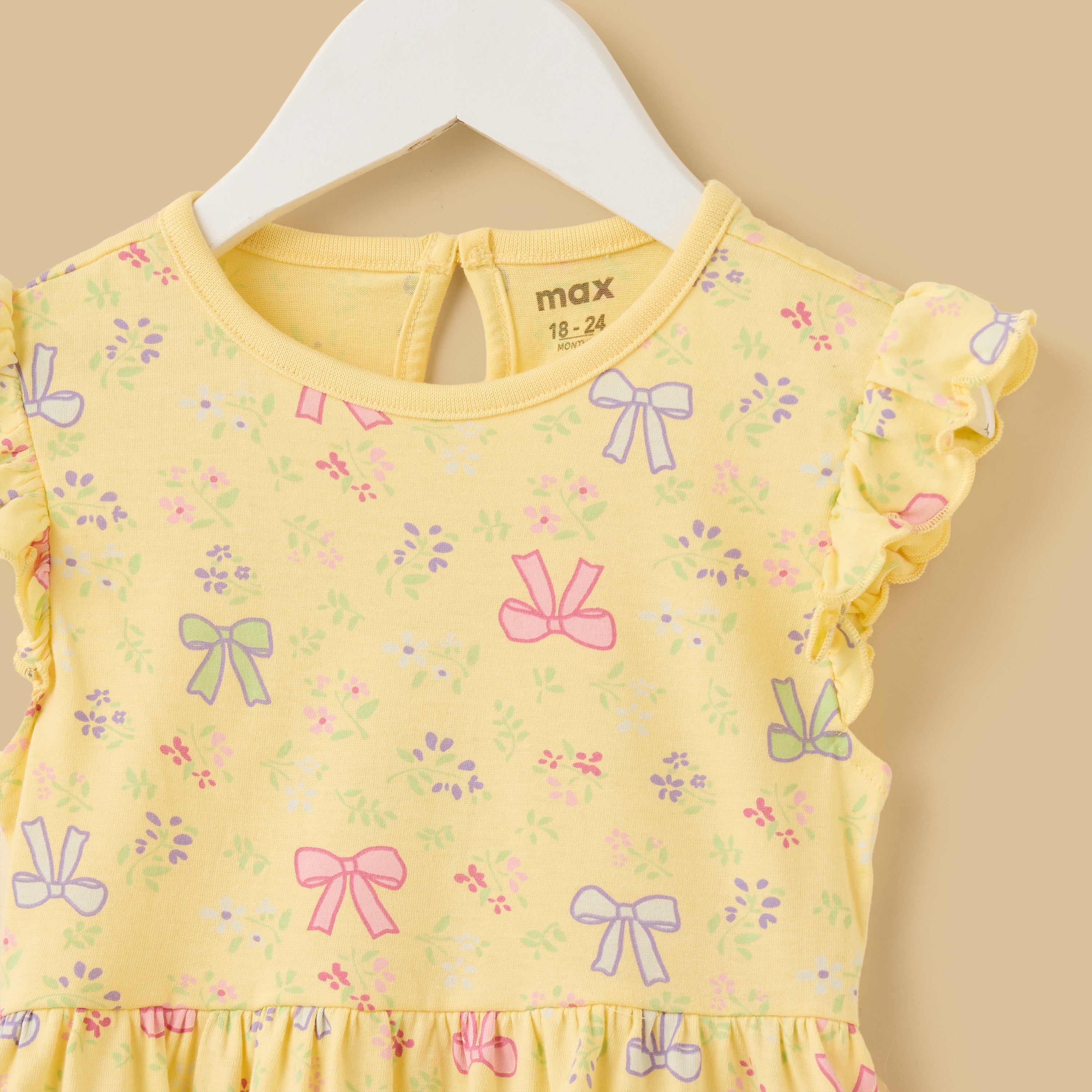 Pack of 2 - Bow Print Cotton Dress