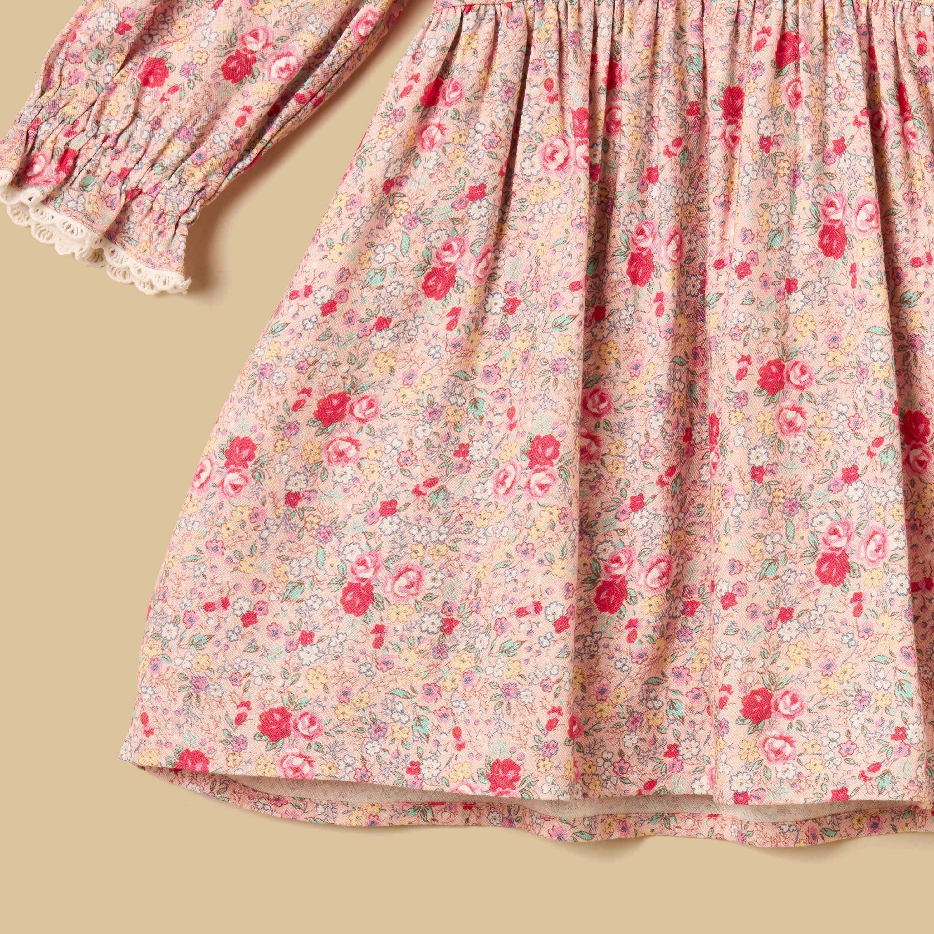 Floral Print Dress with Bloomers