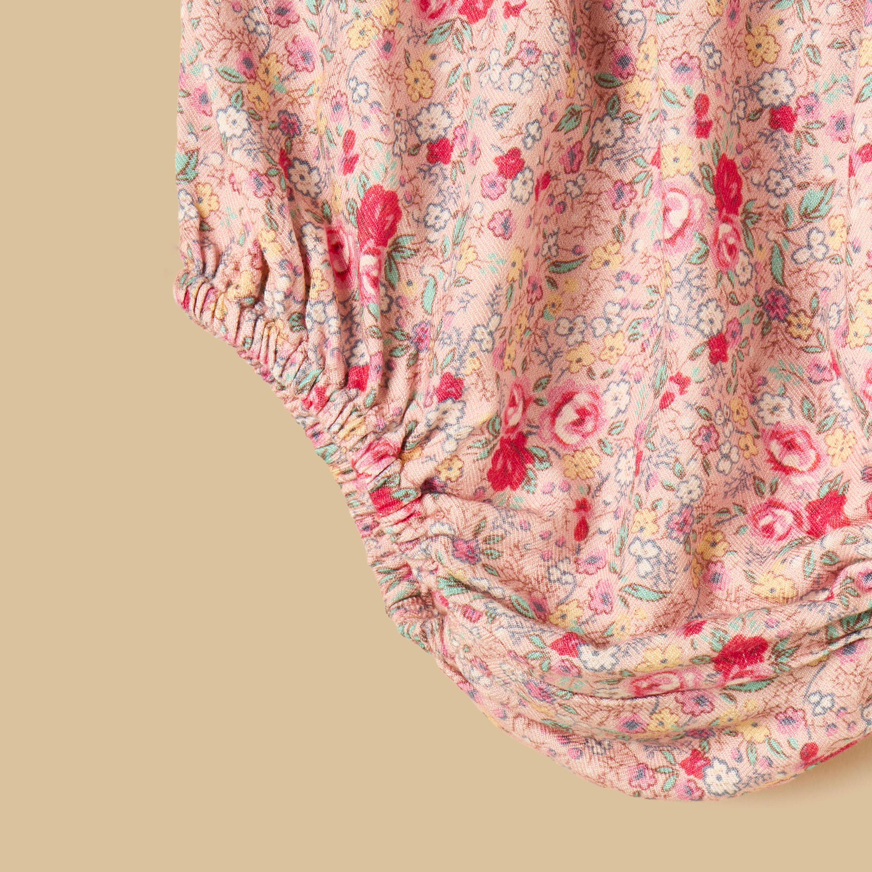 Floral Print Dress with Bloomers