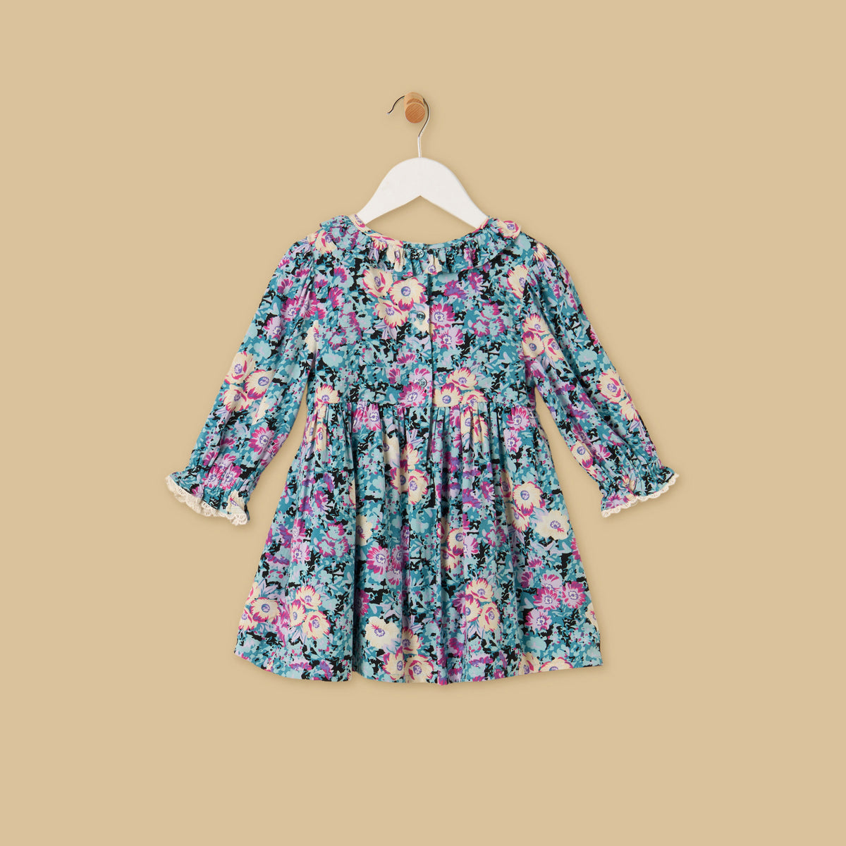 Floral Print Dress with Bloomers
