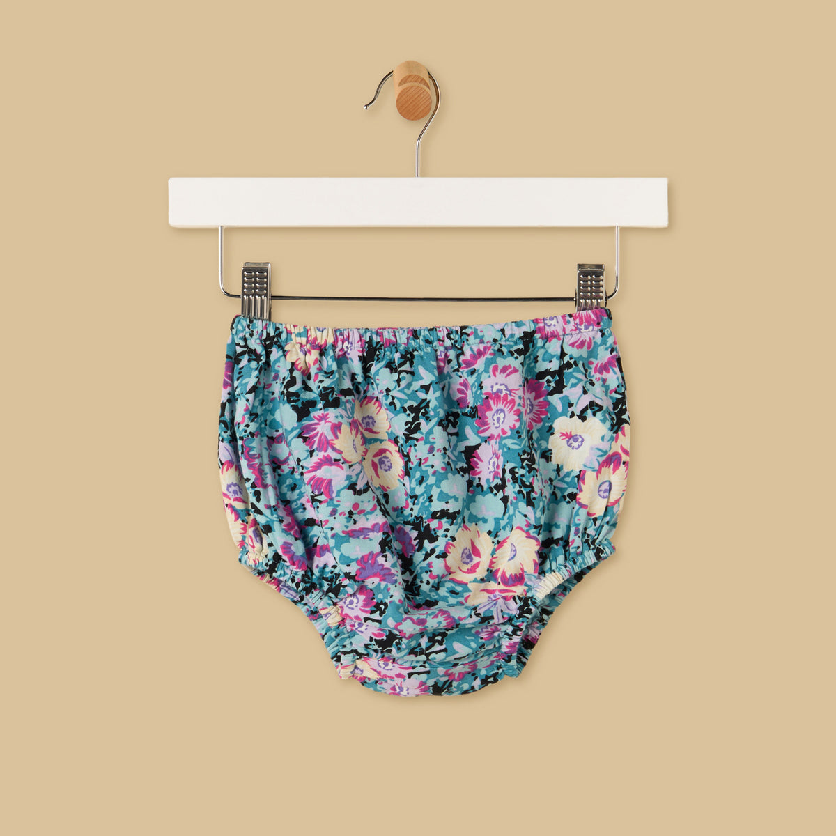Floral Print Dress with Bloomers