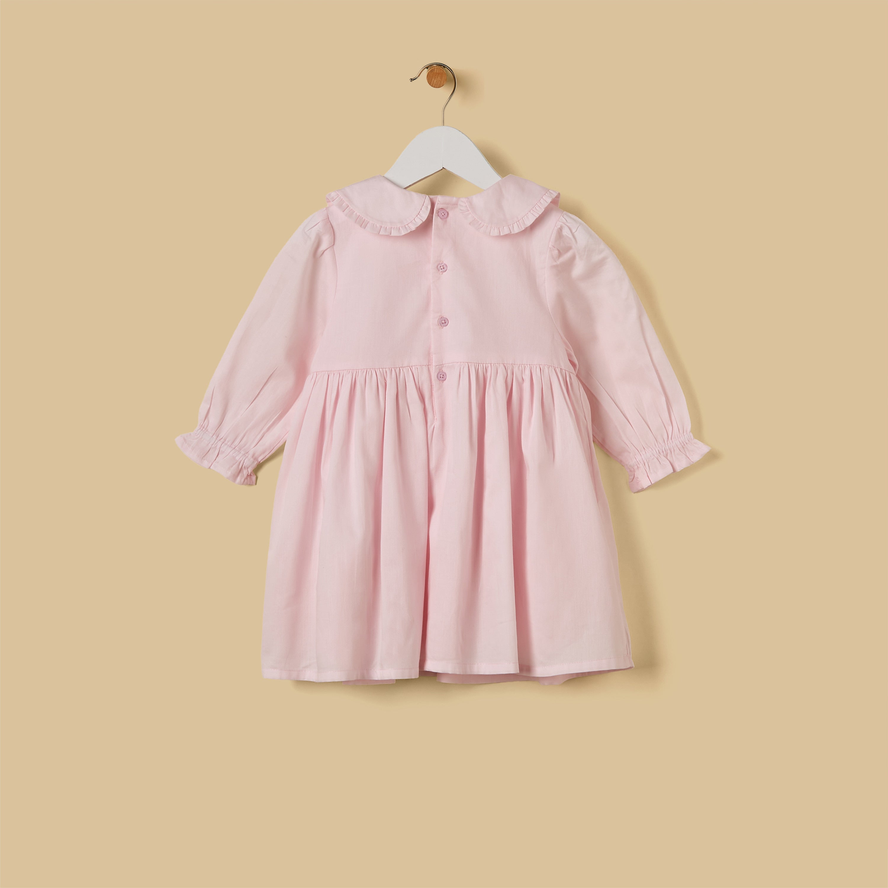 Embroidered Cotton Dress with Bloomers