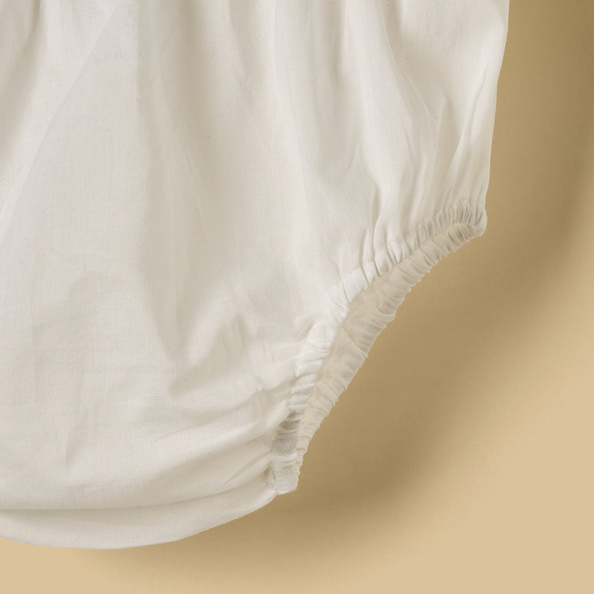 Embroidered Cotton Dress with Bloomers