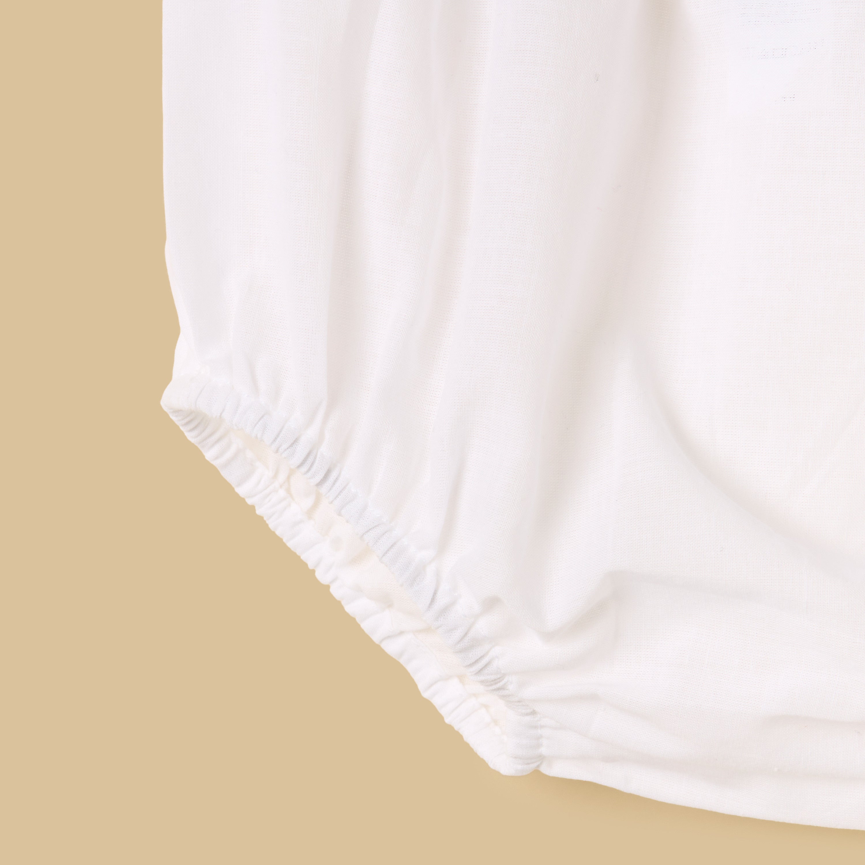 Embroidered Balloon Sleeve Dress with Bloomers