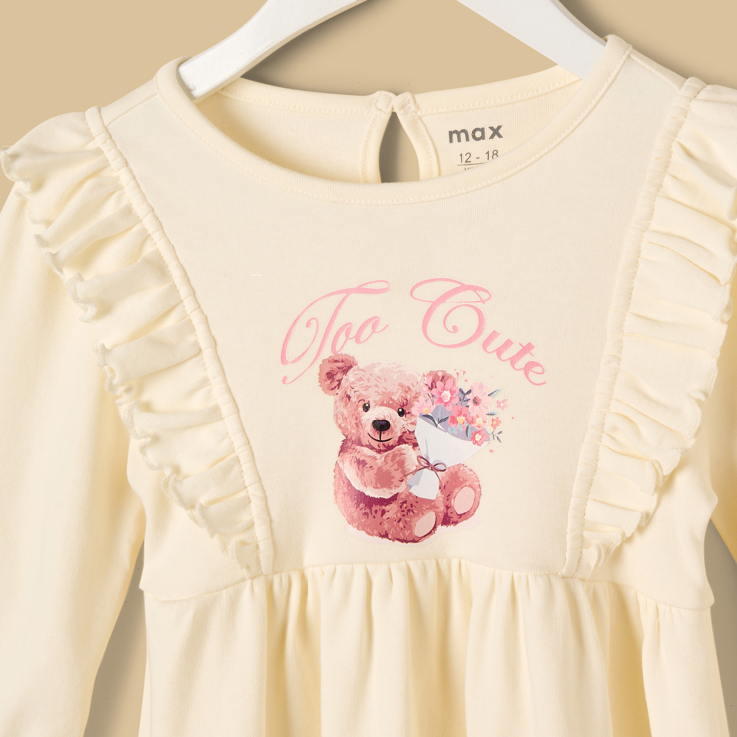 Pack of 2 - Printed Ruffle Detail Dress