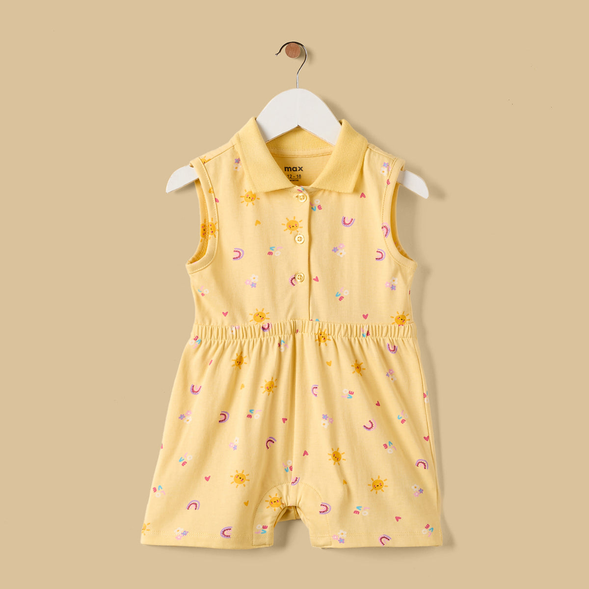 Pack of 2 - Assorted Cotton Playsuit