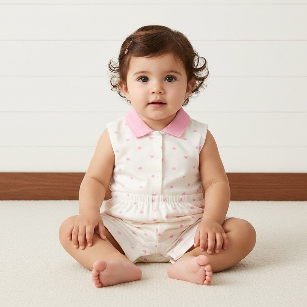 Pack of 2 - Assorted Cotton Playsuit