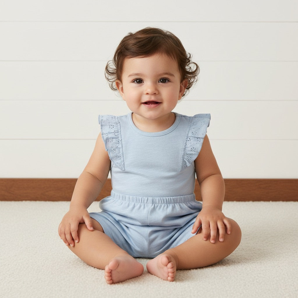Pack of 2 - Assorted Cotton Playsuit