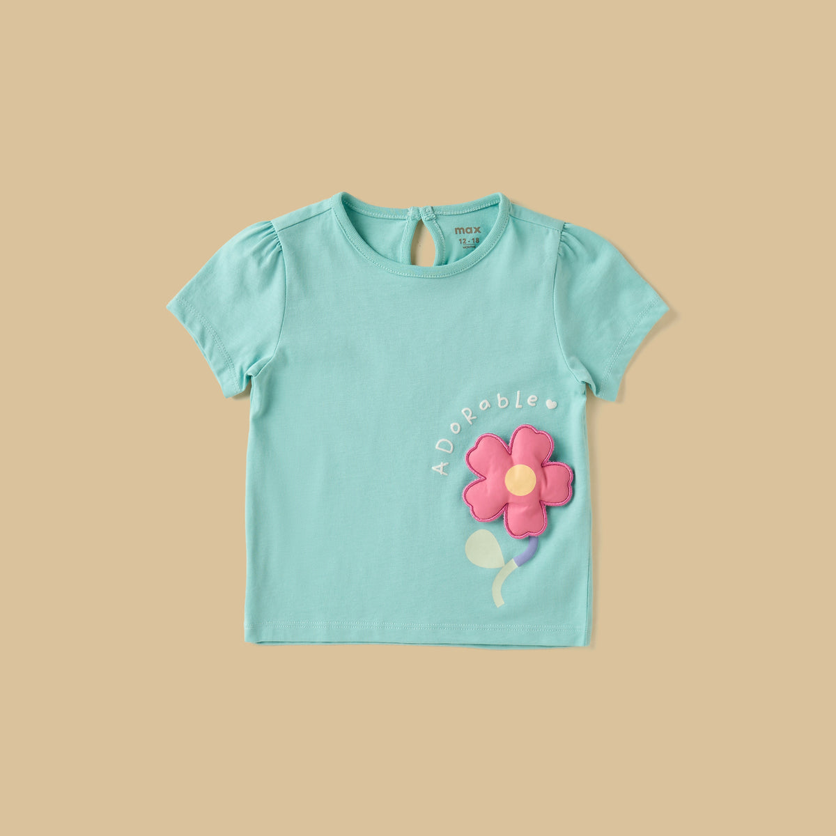 Pack of 3 - Floral Print Cotton T-shirt