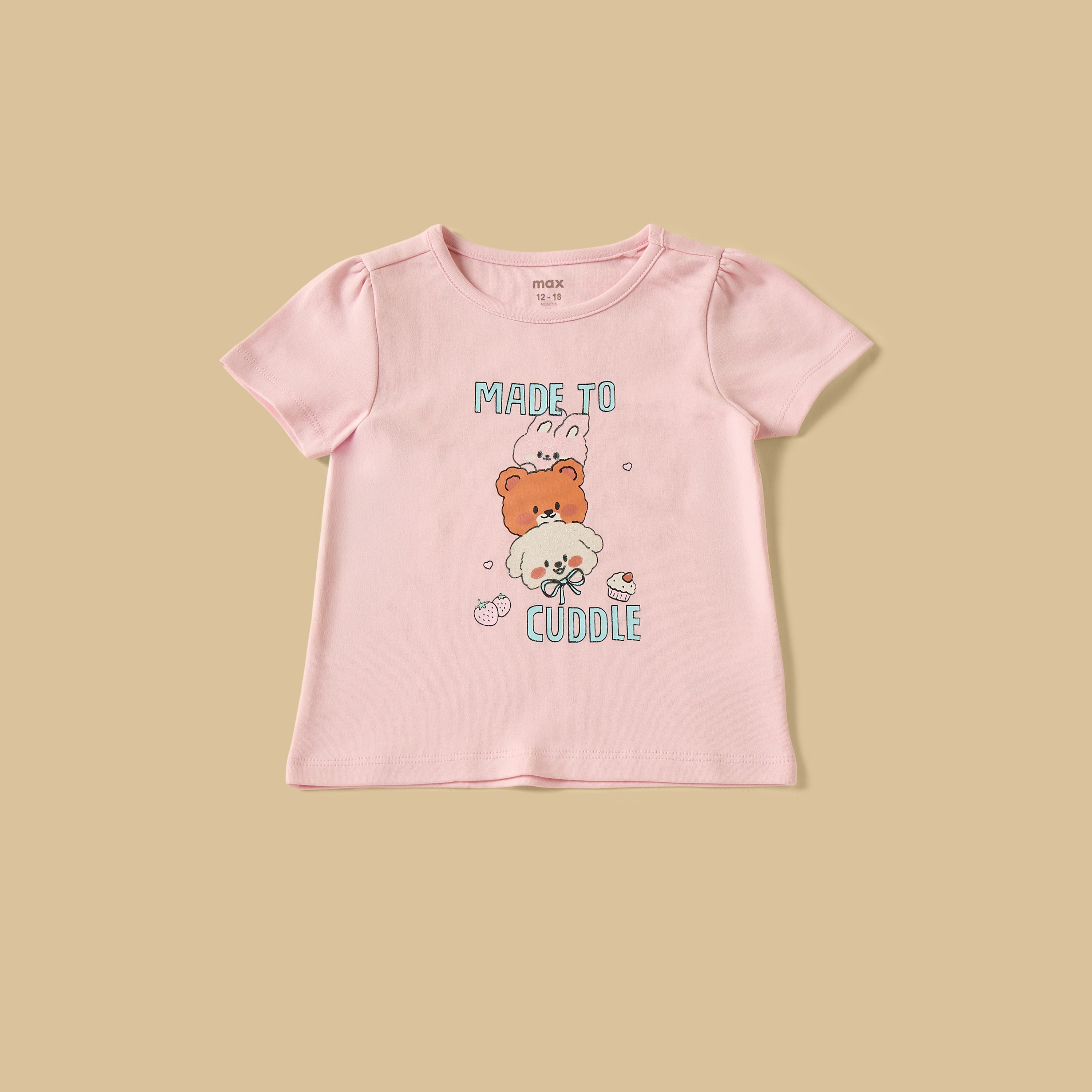 Pack of 2 - Teddy Bear Print Pyjama Set