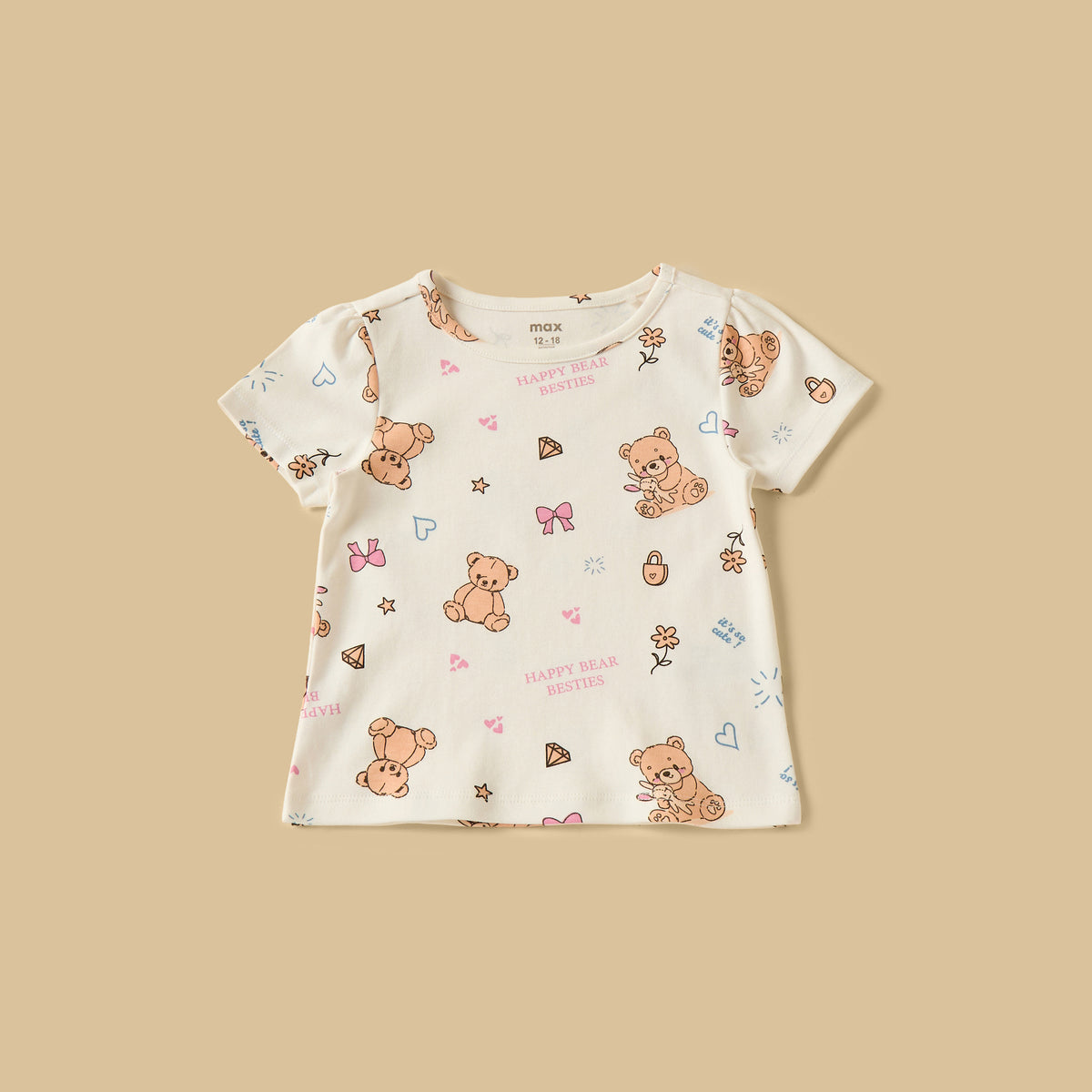 Pack of 2 - Teddy Bear Print Pyjama Set