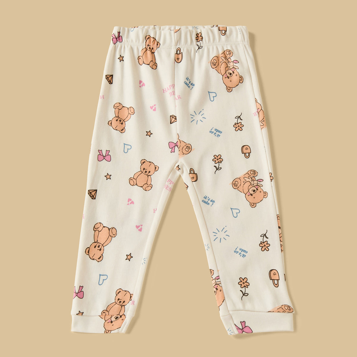 Pack of 2 - Teddy Bear Print Pyjama Set