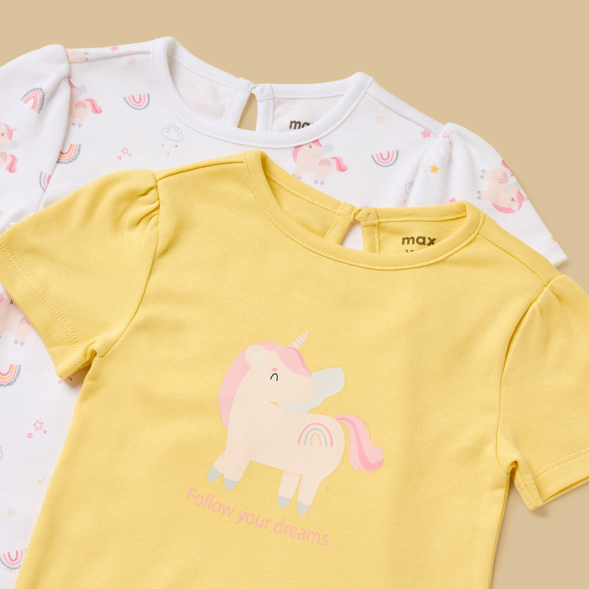 Pack of 2 - Unicorn Print Shorts Set