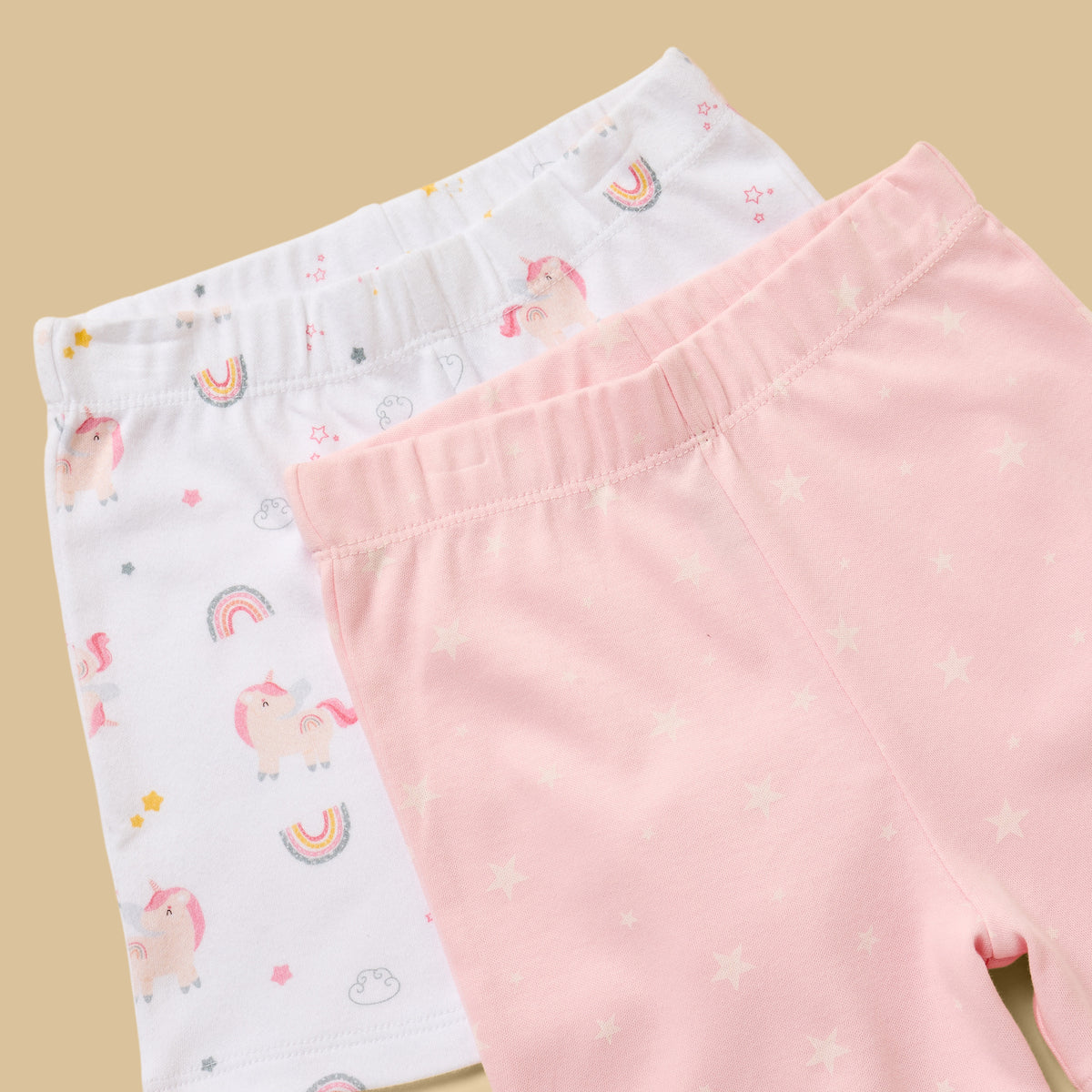 Pack of 2 - Unicorn Print Shorts Set