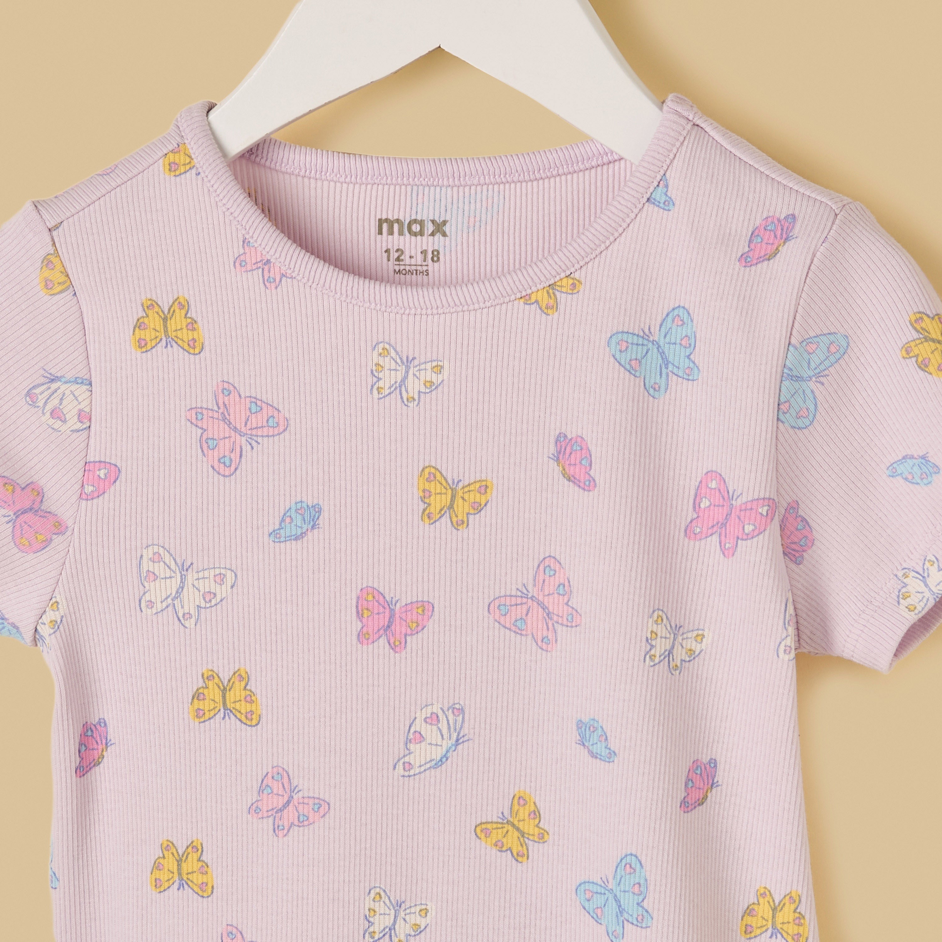 Butterfly Print T-shirt