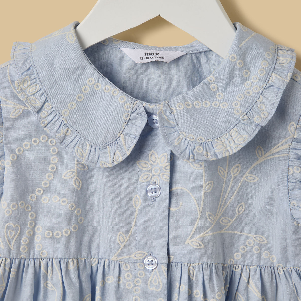 Printed Cotton Shirt and Shorts Set
