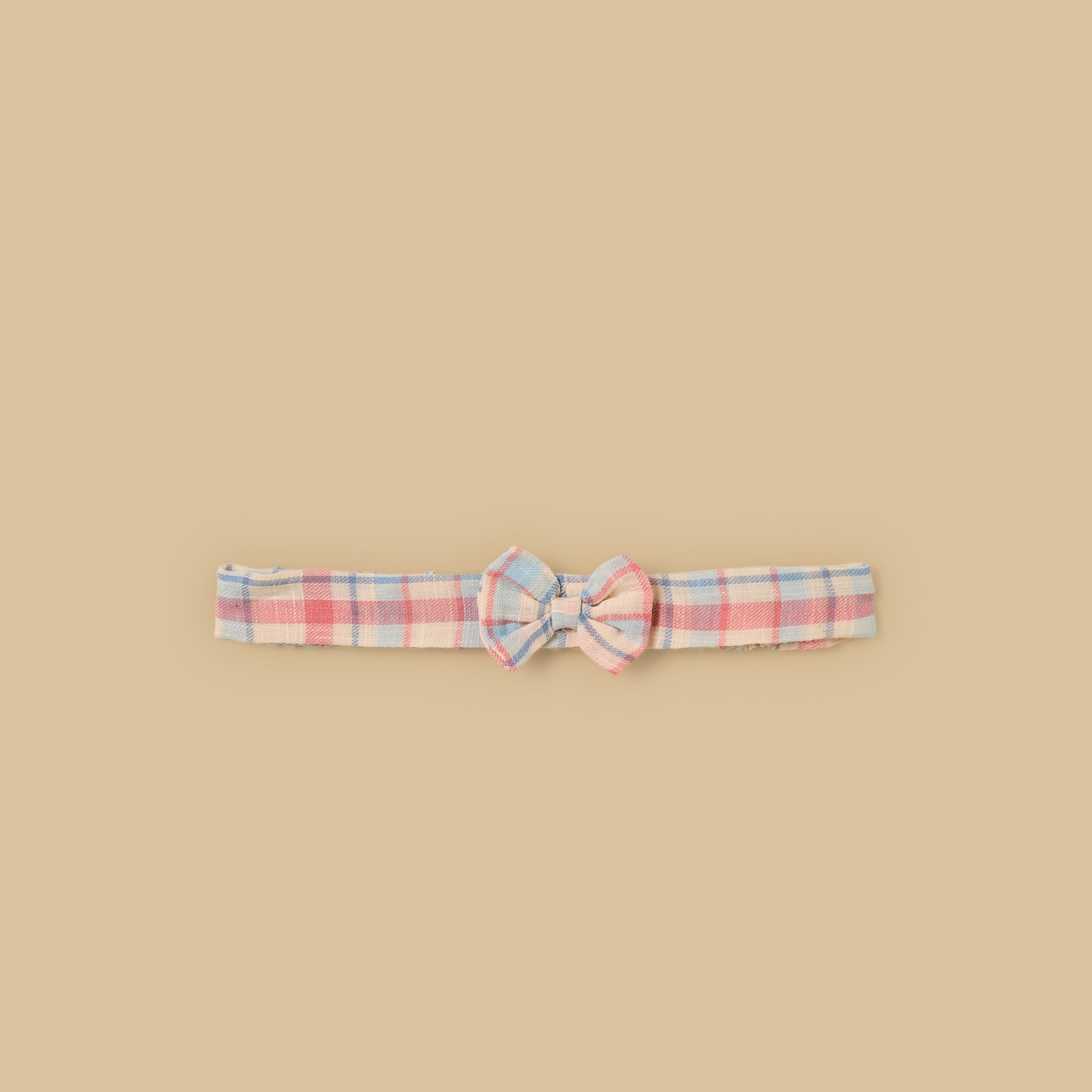 Checked Playsuit with Headband